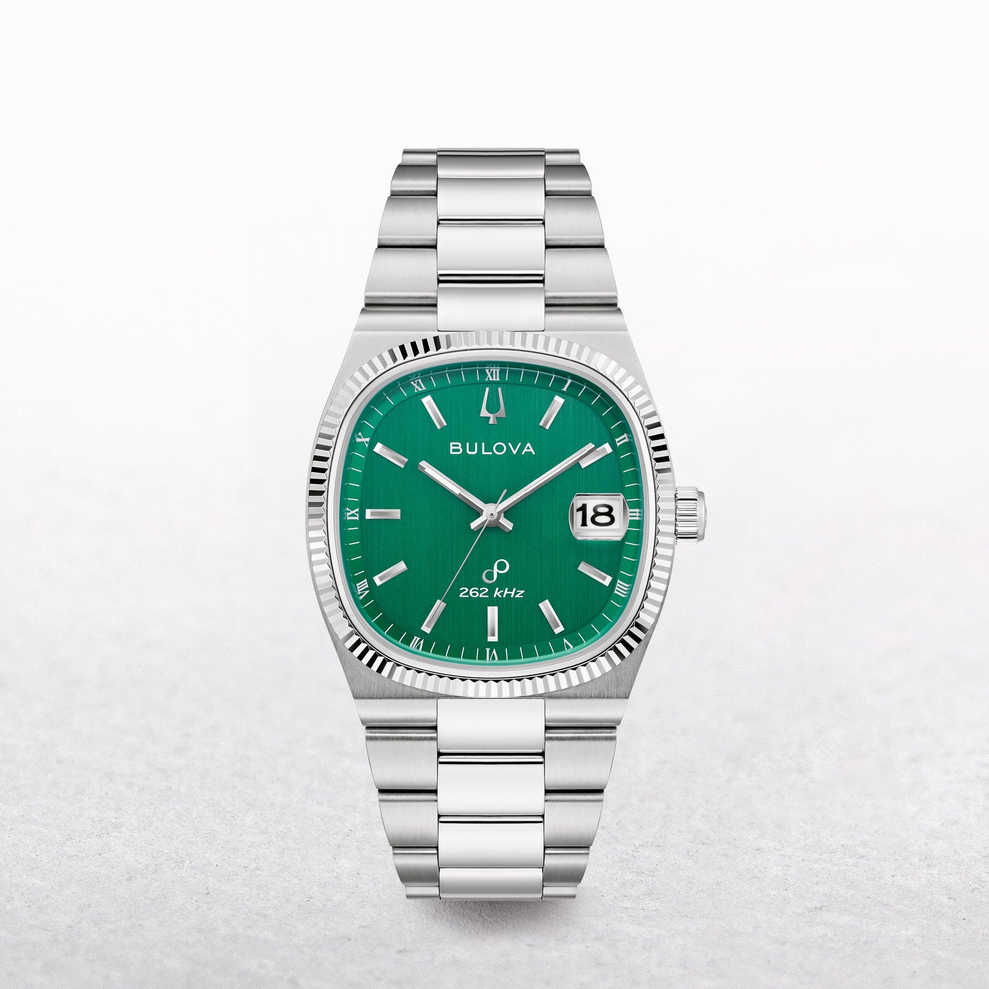 Gents Bulova Super Serville Precisionist Green Dial Watch