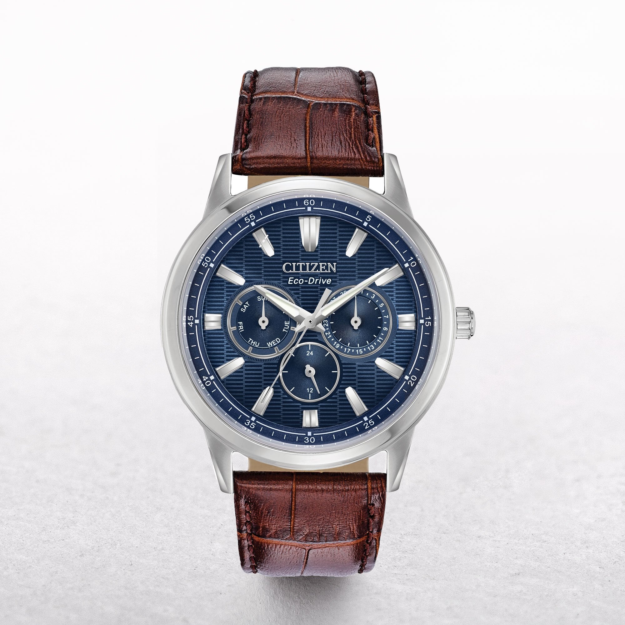 Gents Citizen Eco-Drive Corso Watch with a Hour, Day & Date Display