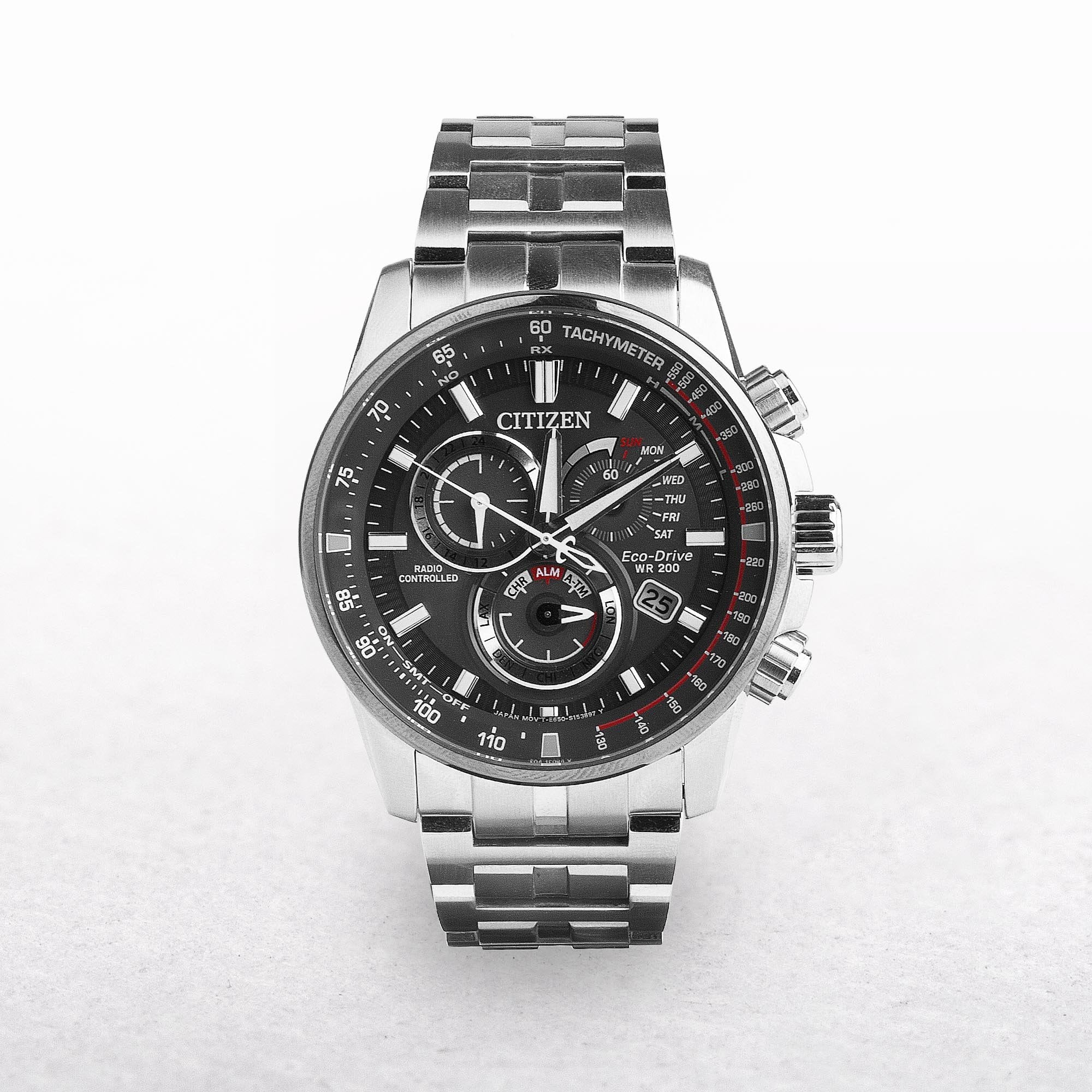 Gents Citizen Eco-Drive Radio Controlled With Black Dial