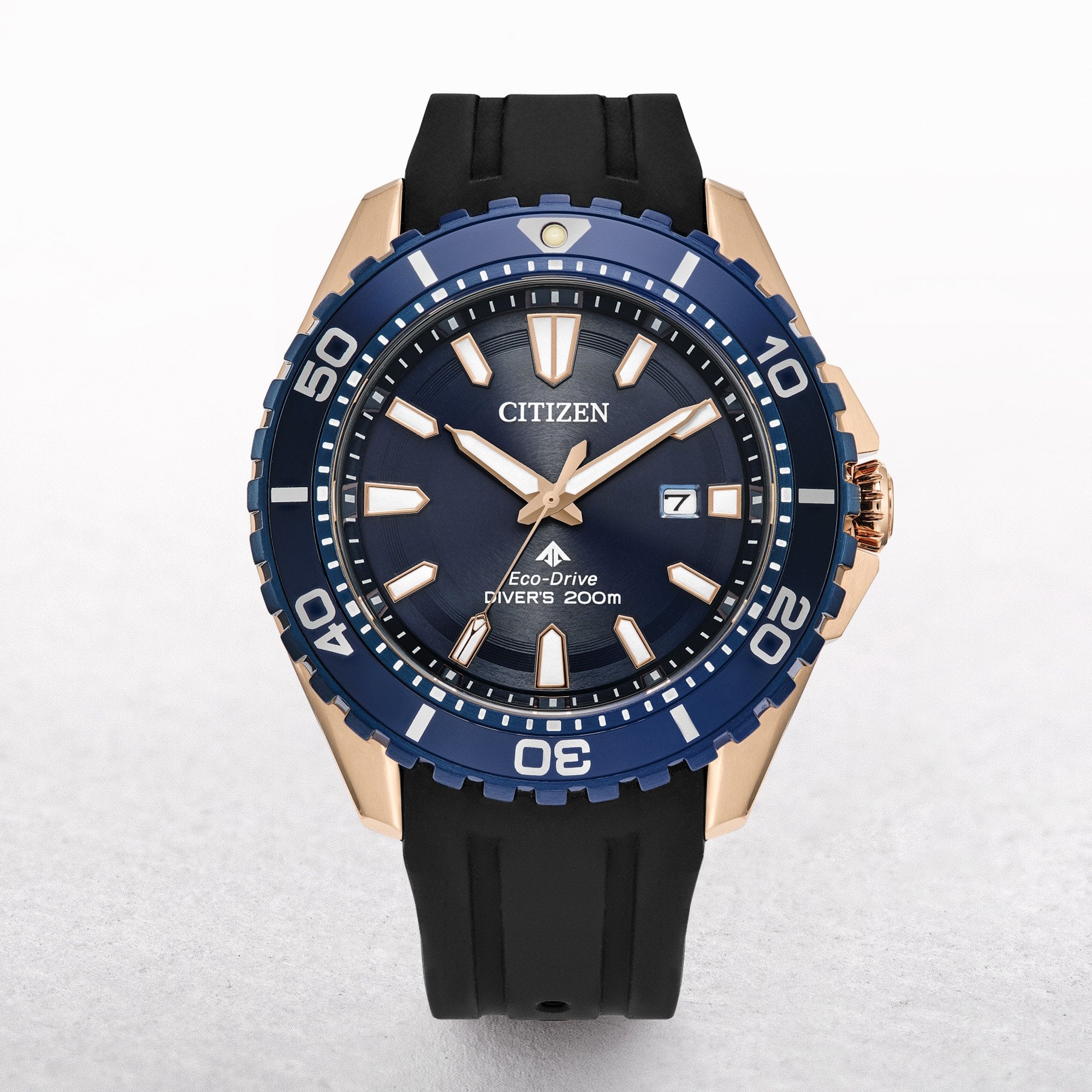 Gents Citizen Eco-Drive Sports With Drivers Bezel Black & Bezel