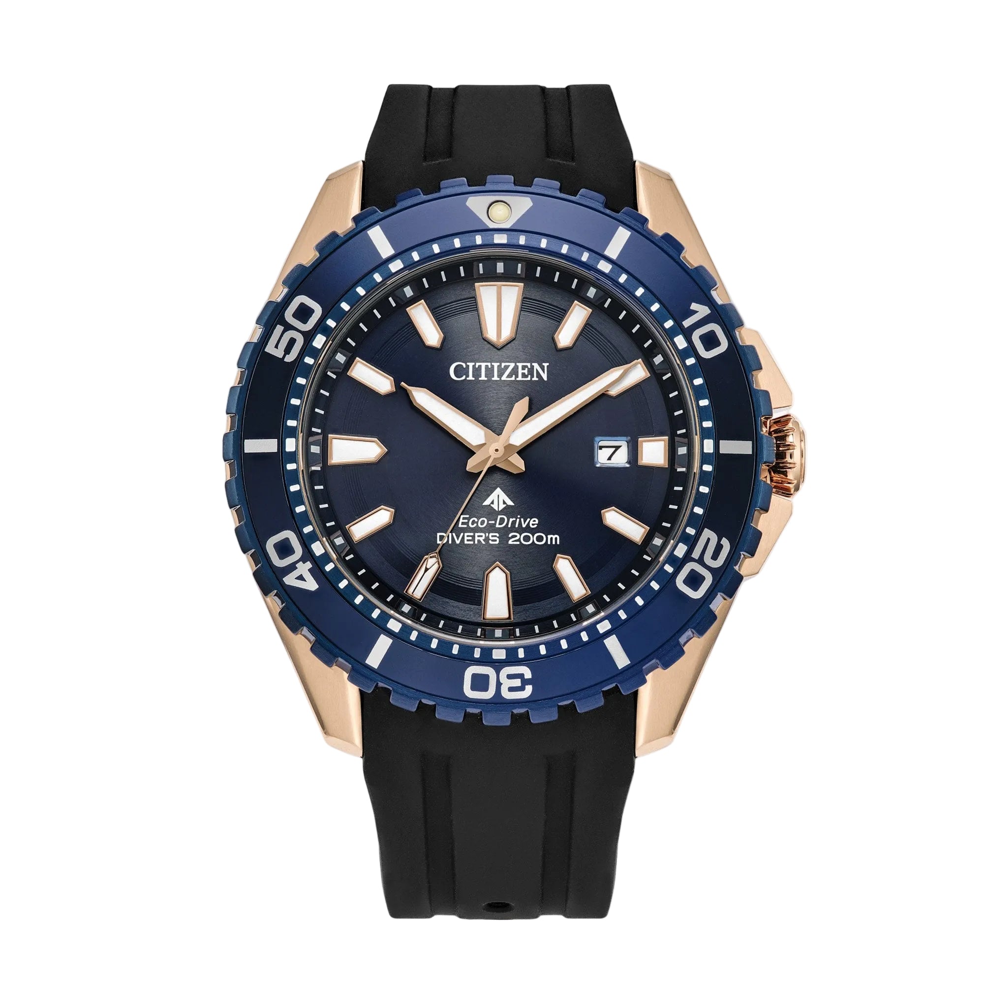 Gents Citizen Eco-Drive Sports With Drivers Bezel Black & Bezel