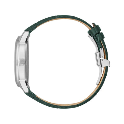 Gents Citizen Eco-Drive Stainless Steel case on Green Strap