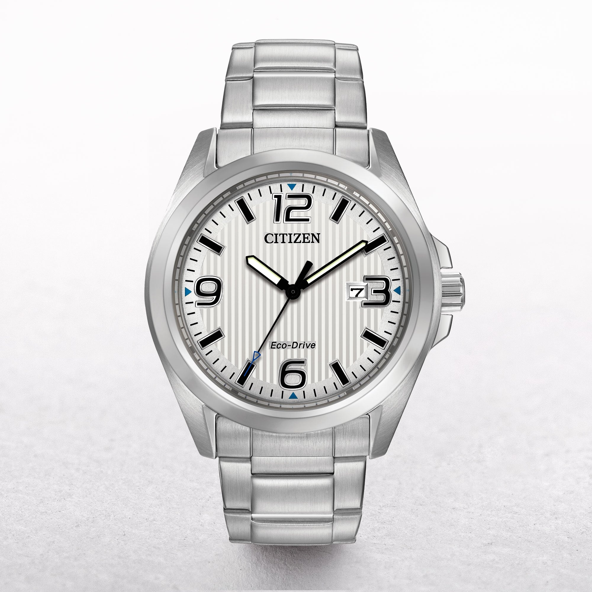 Gents Citizen Eco-Drive Stainless Steel Casual Sports Watch