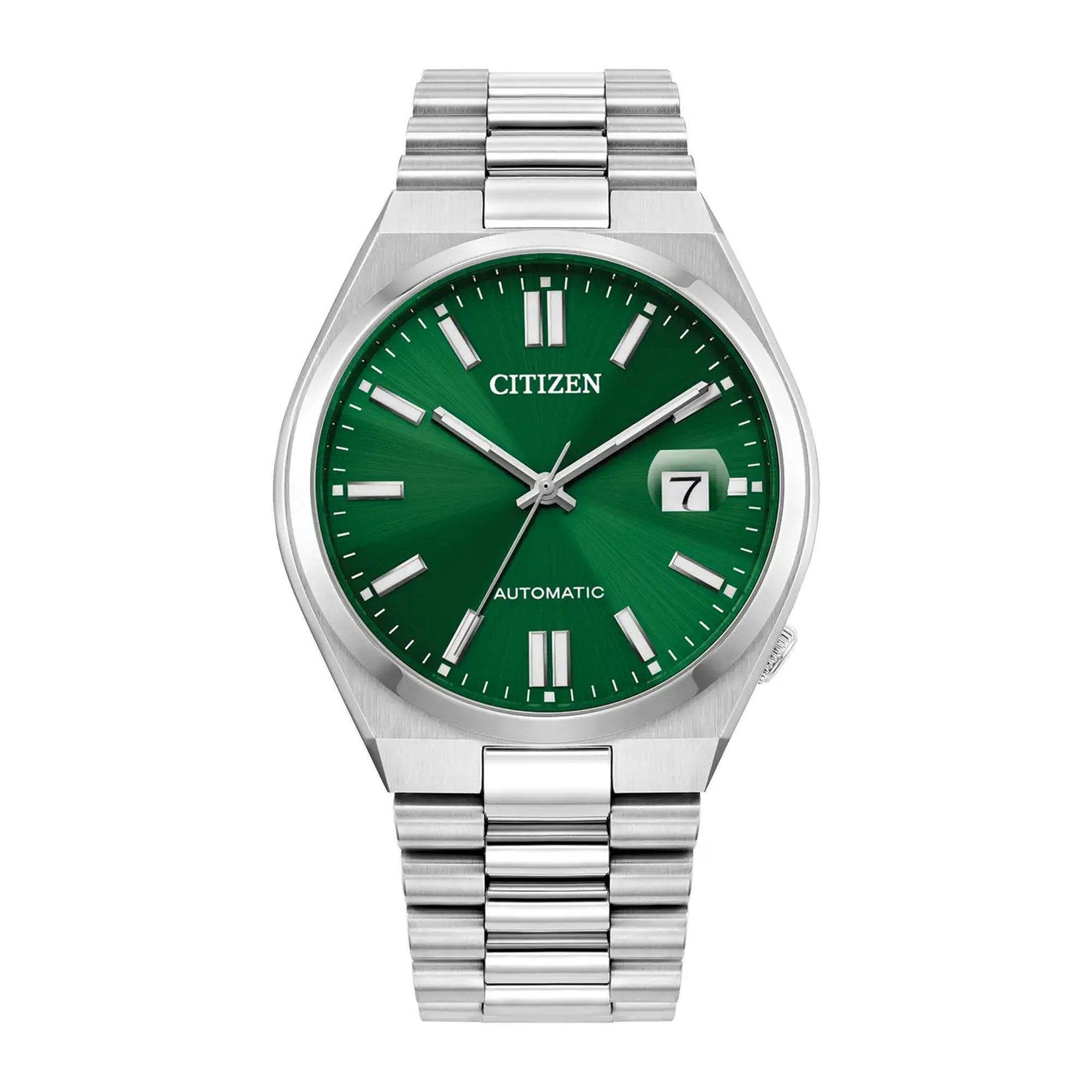 Gents Citizen Tsuyosa Automatic Green Dial on Stainless Steel Bracelet