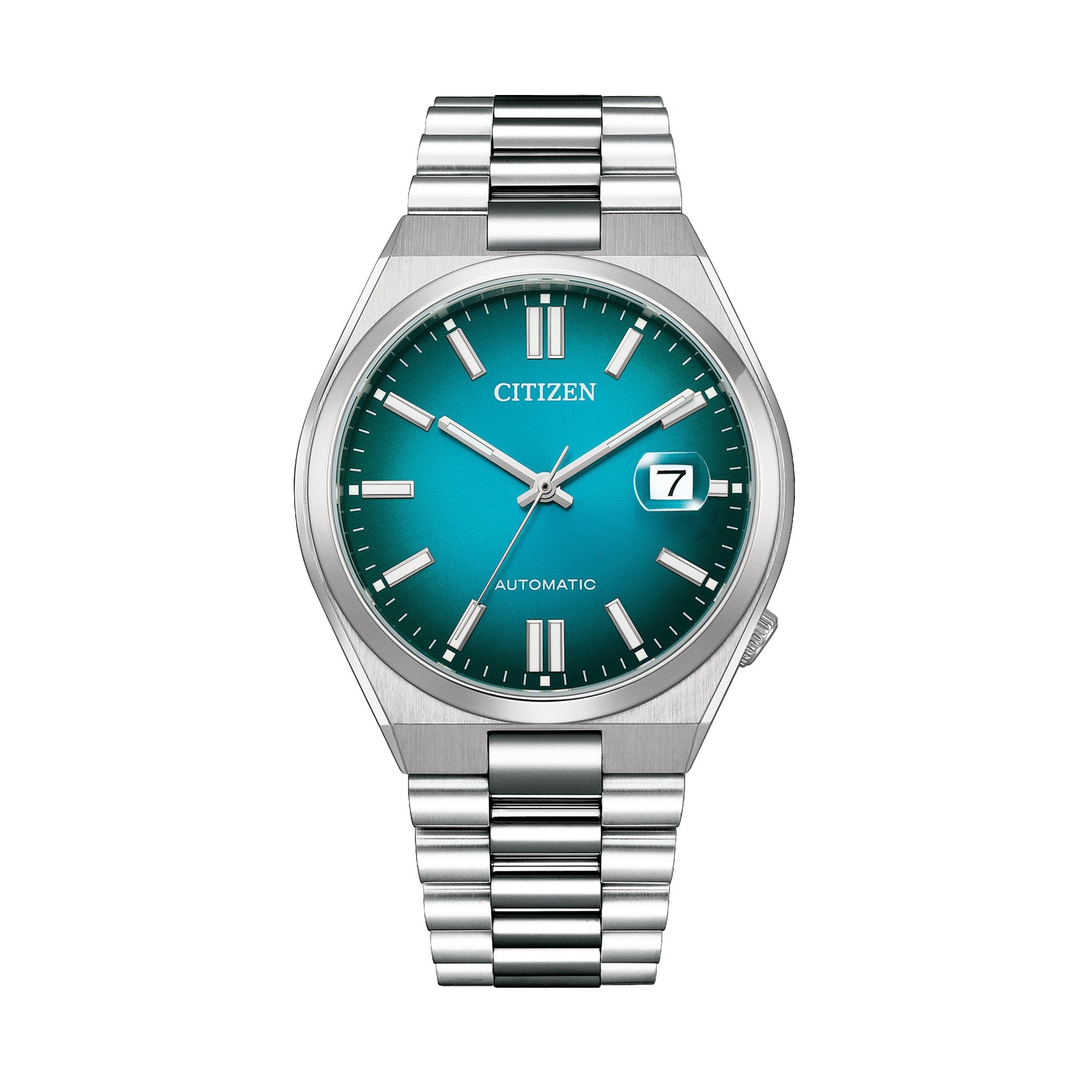Gents Citizen Tsuyosa Automatic Watch With Teal Dial