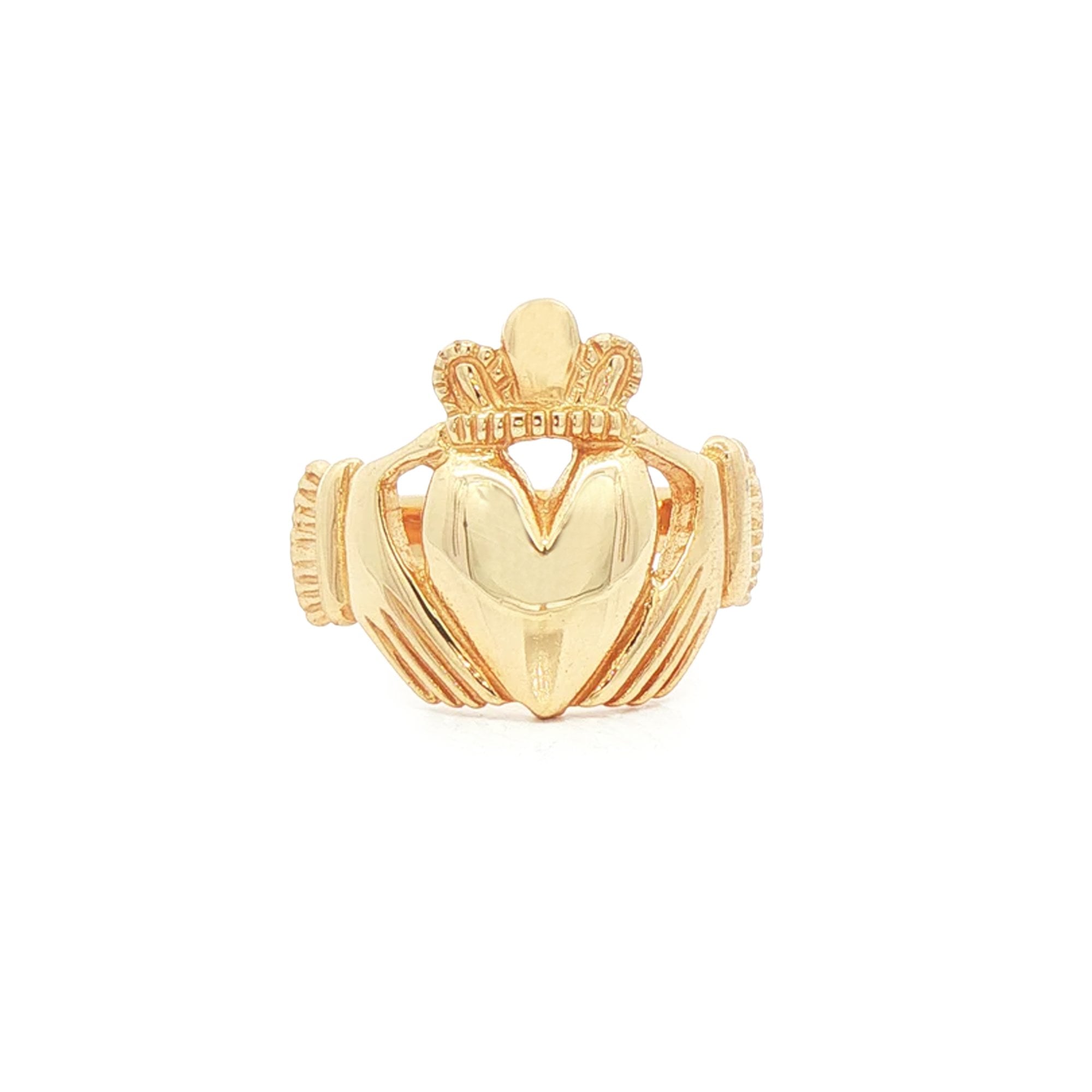 Gents Maxi Claddagh Ring in 18ct Rose Gold