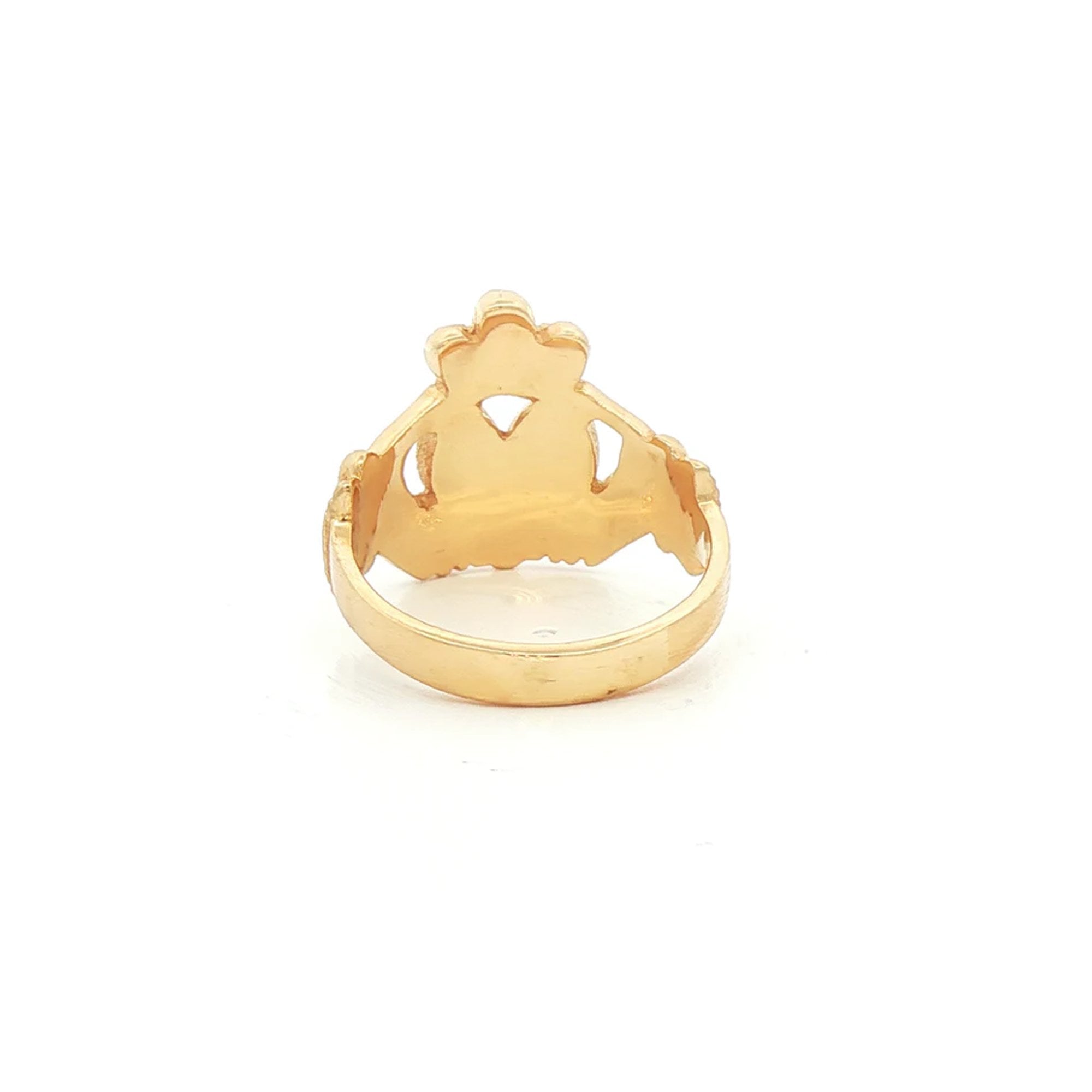 Gents Maxi Claddagh Ring in 18ct Rose Gold