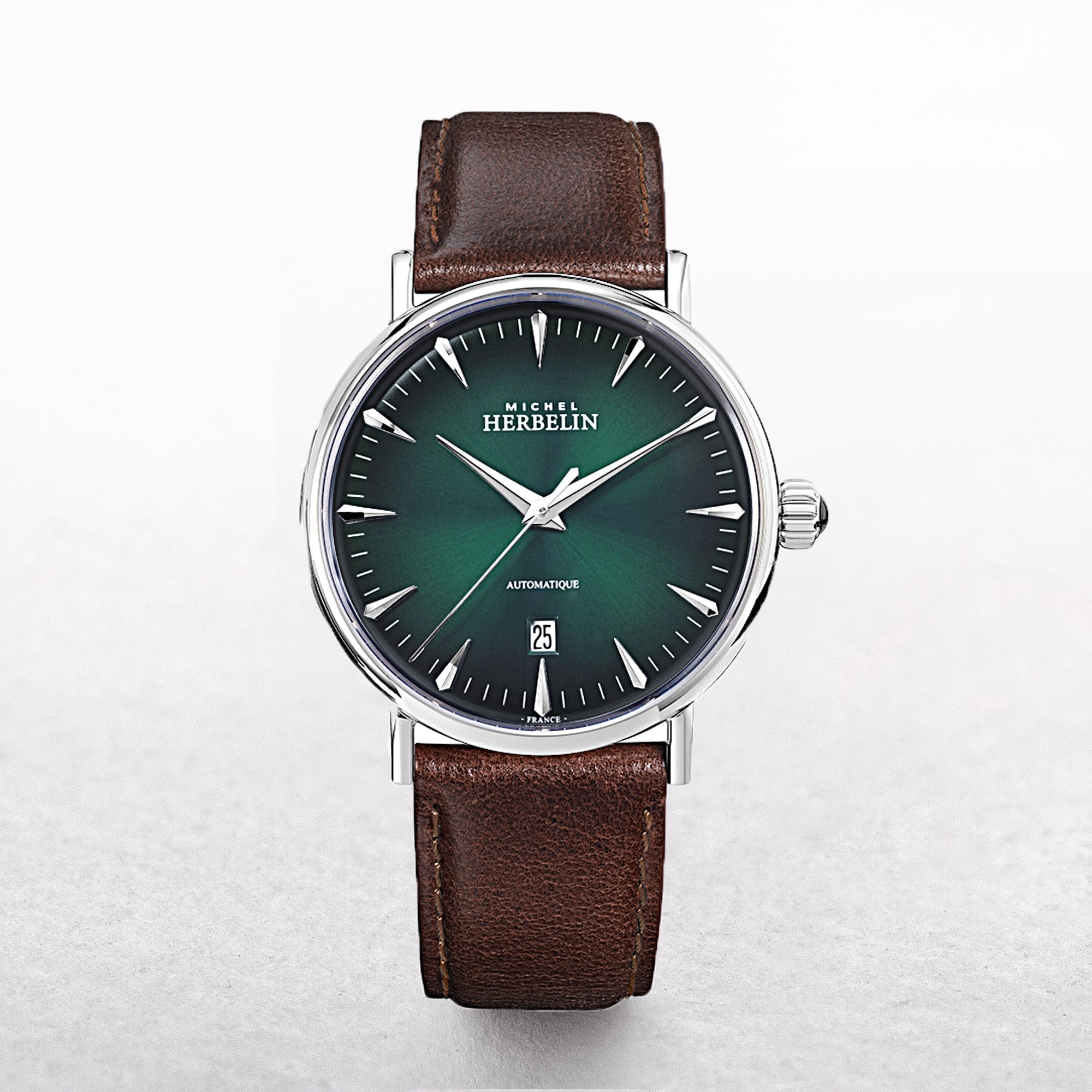 Gents Michel Herbelin Inspiration Watch with Green Dial
