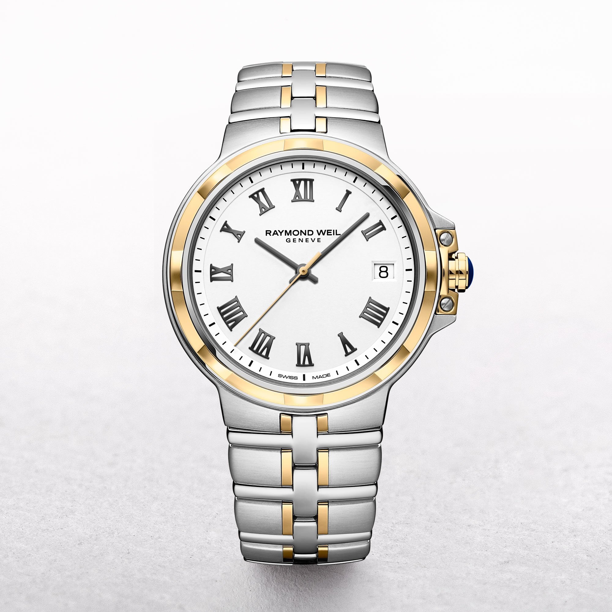 Gents Raymond Weil Parsifal Two Tone Roman Numeral Hour Markers