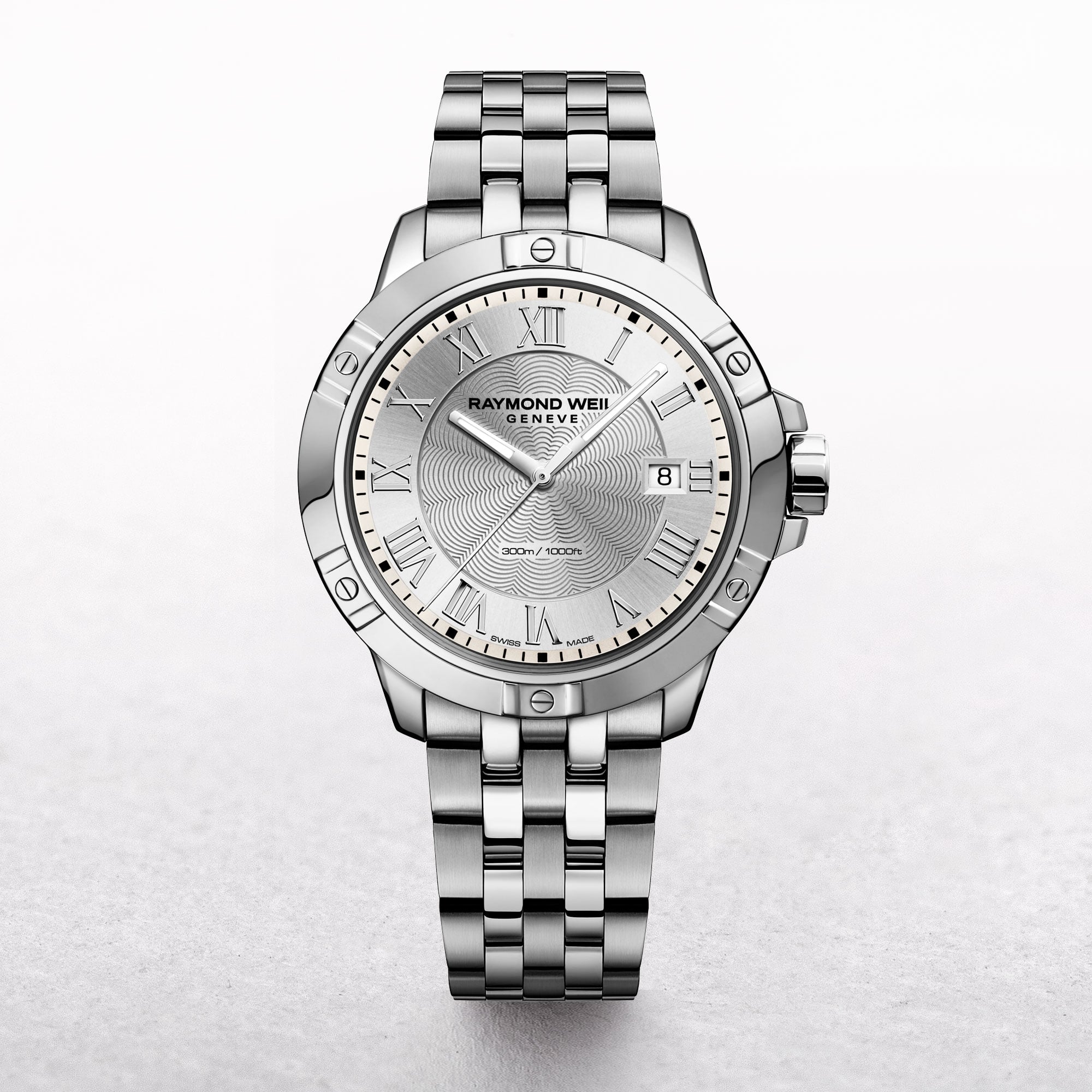 Gents Raymond Weil Tango Stainless Steel Round Silver Dial