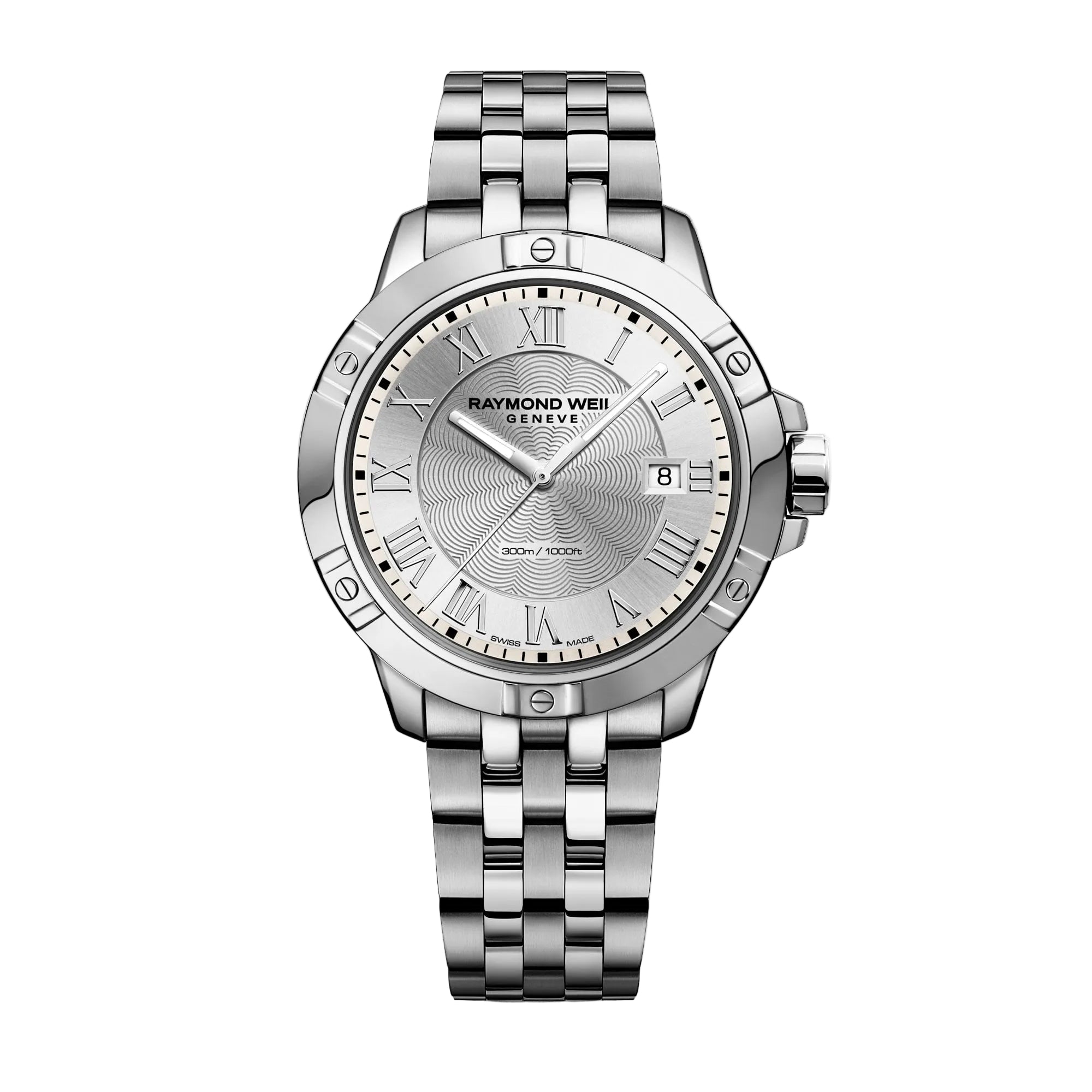 Gents Raymond Weil Tango Stainless Steel Round Silver Dial