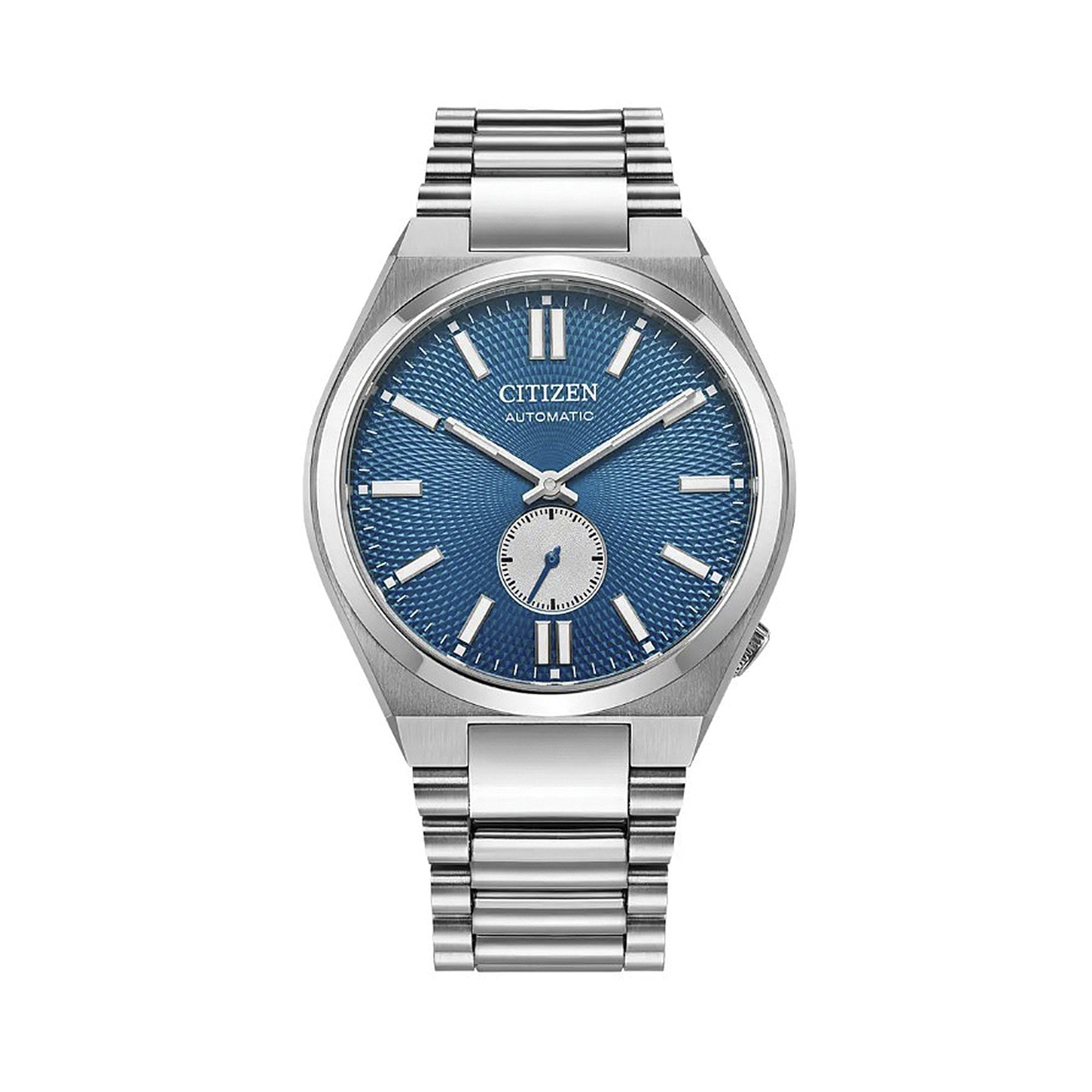 Gents Citizen Tsuyosa Automatic Small Seconds Stainless Steel Blue Dial