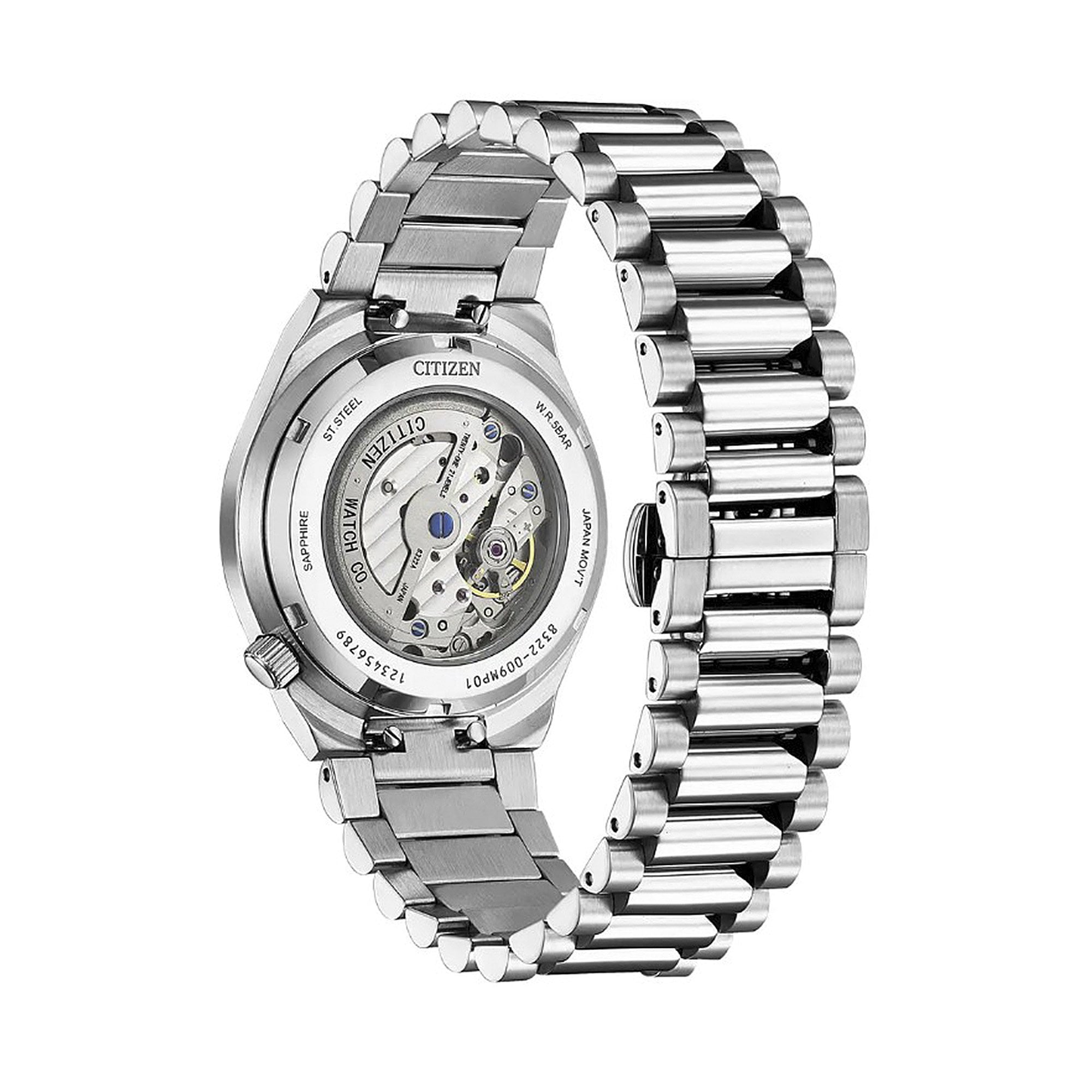 Gents Tsuyosa Automatic Small Seconds Stainless Steel Blue Dial
