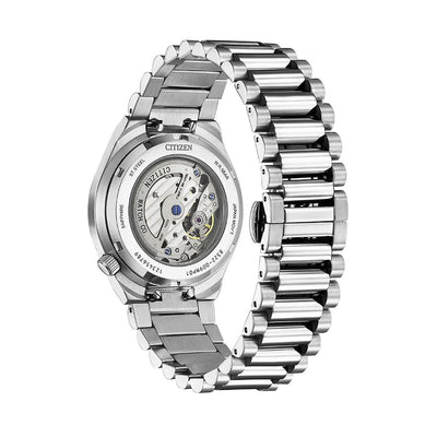 Gents Citizen Tsuyosa Automatic Small Seconds Stainless Steel Blue Dial