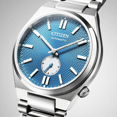 Gents Citizen Tsuyosa Automatic Small Seconds Stainless Steel Blue Dial