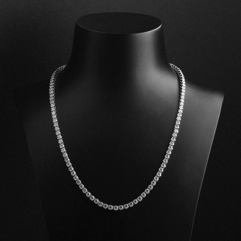 Heinz Mayer 10.00ct F vs Natural Diamond Necklet set in 18ct White Gold