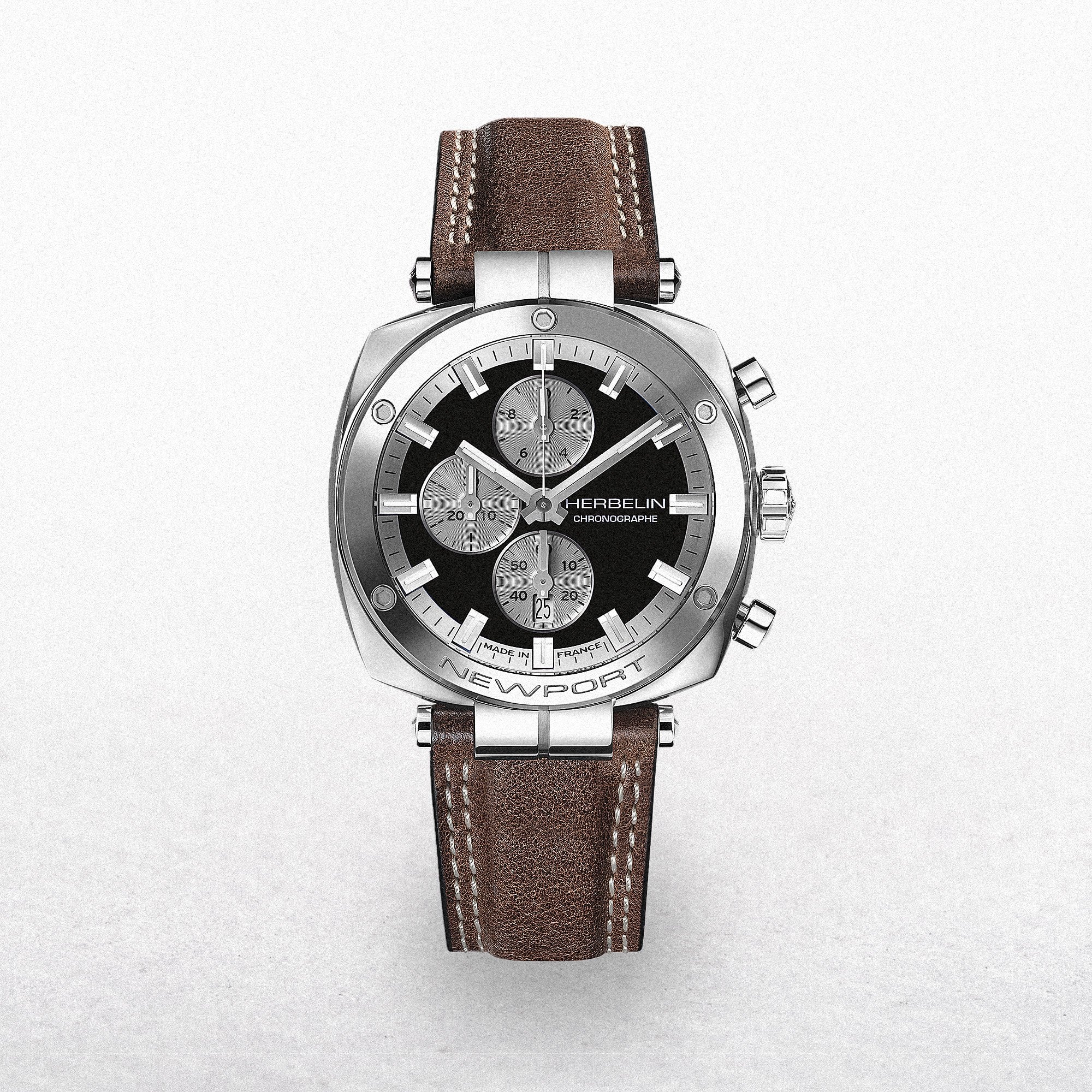 Herbelin Gents Stainless Steel Newport Chronographe