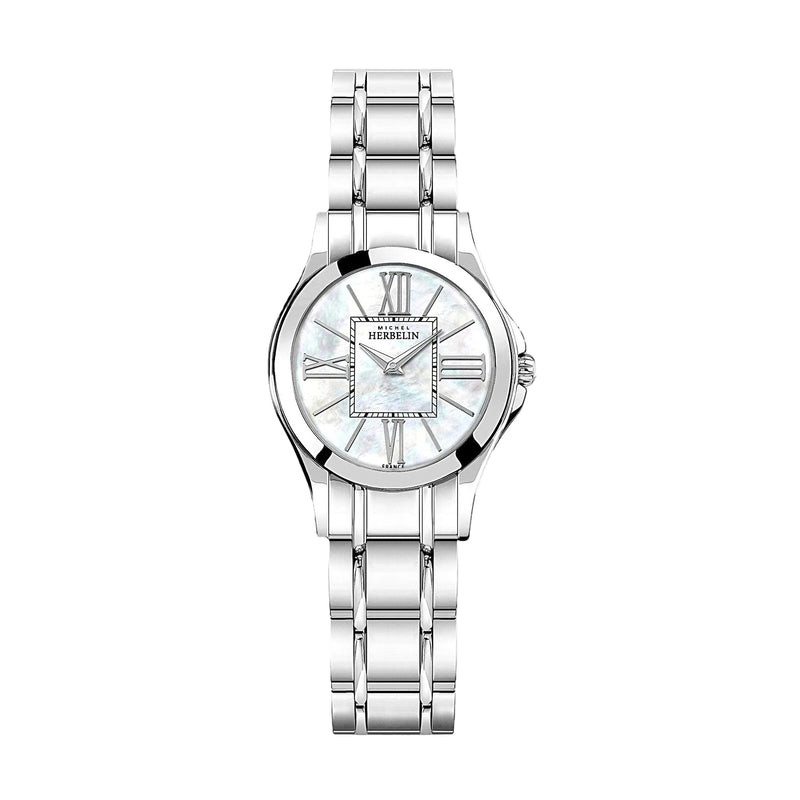 Herbelin Luna Mother of Pearl Dial Ladies Stainless Steel Watch
