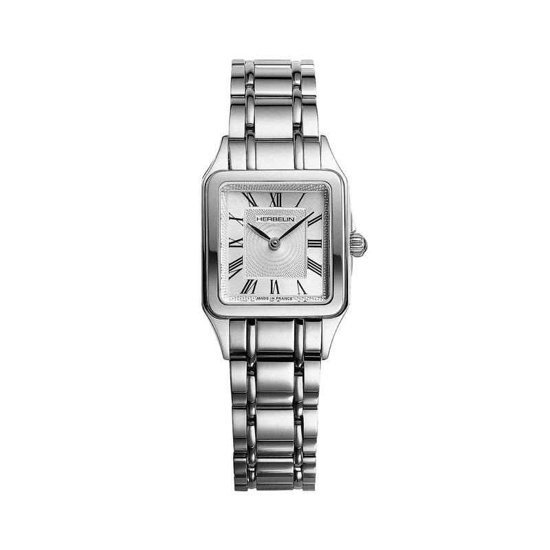 Herbelin Luna Square Dial Ladies Stainless Steel Watch