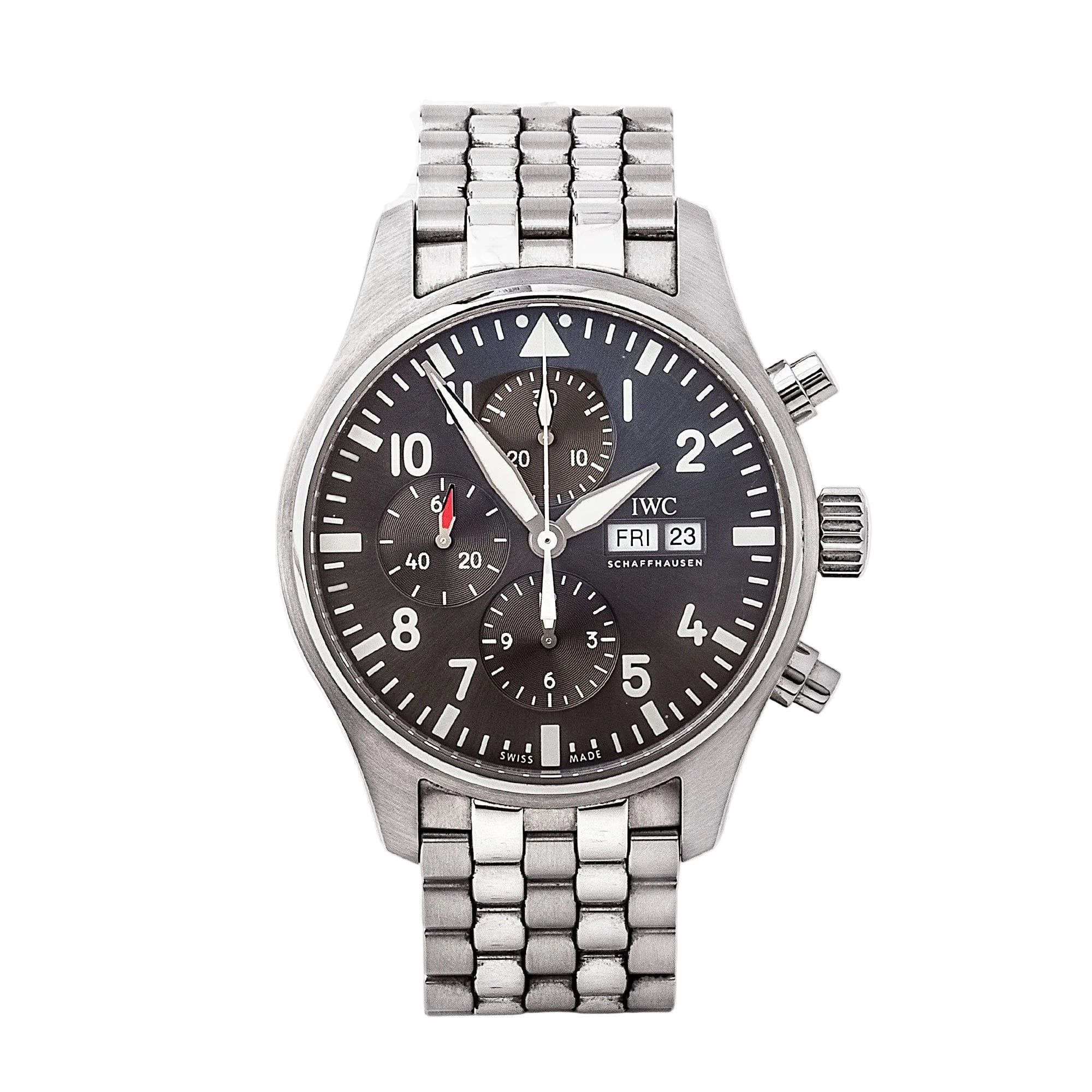 IWC Spitfire Pilots 2016 Chronograph Gents Watch, Original Papers and Box