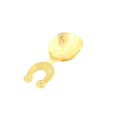 Polished Caddy Spoon Weighing a Total of 33.90g in 20ct Yellow Gold