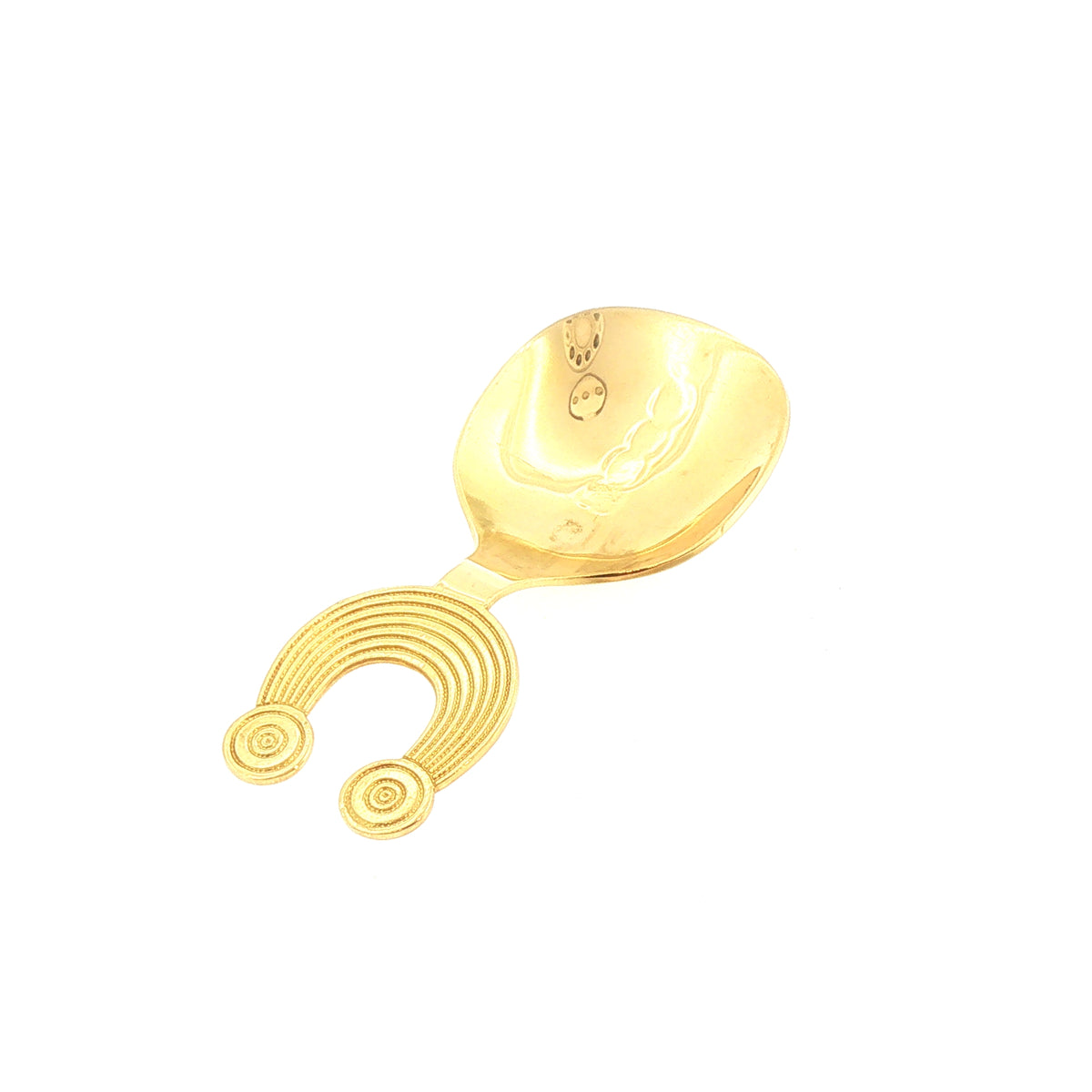 Vintage Polished Caddy Spoon Weighing a Total of 34.40g in 20ct Yellow Gold