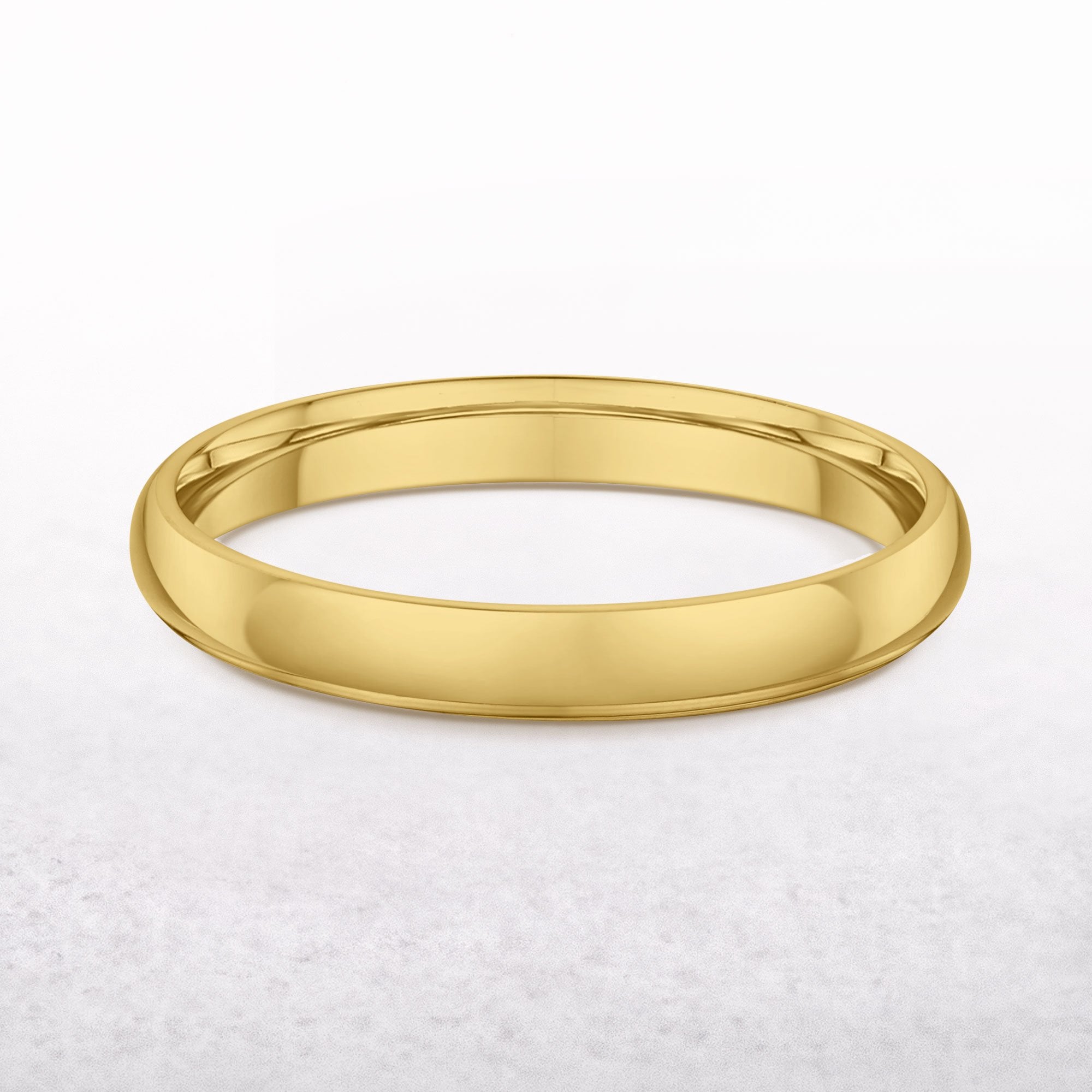 Ladies 3mm Classic Wedding Ring in 18ct Yellow Gold