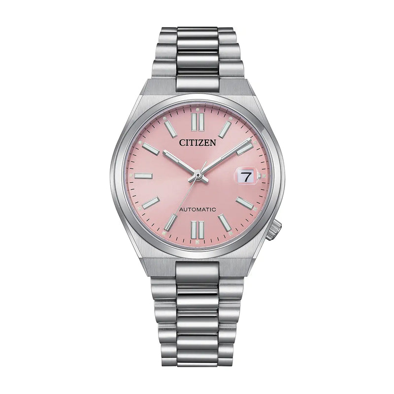 Ladies Citizen Tsuyosa Pink Dial Stainless Steel Bracelet