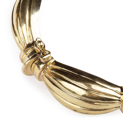 Ladies Fancy Bangle in 18ct Yellow Gold Weighing 45.4 Grams