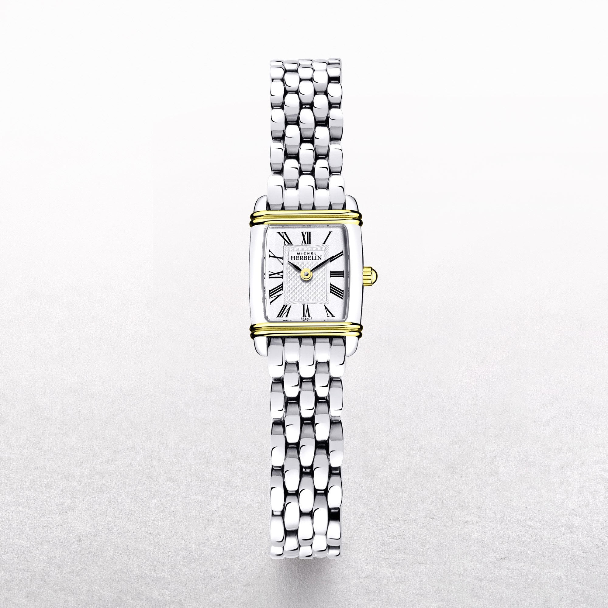 Ladies Herbelin Art Deco Watch on Steel Bracelet