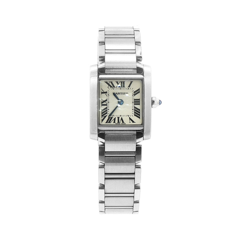 Ladies Pre-Loved 2004 Cartier Tank Francaise Mini Stainless Steel Watch