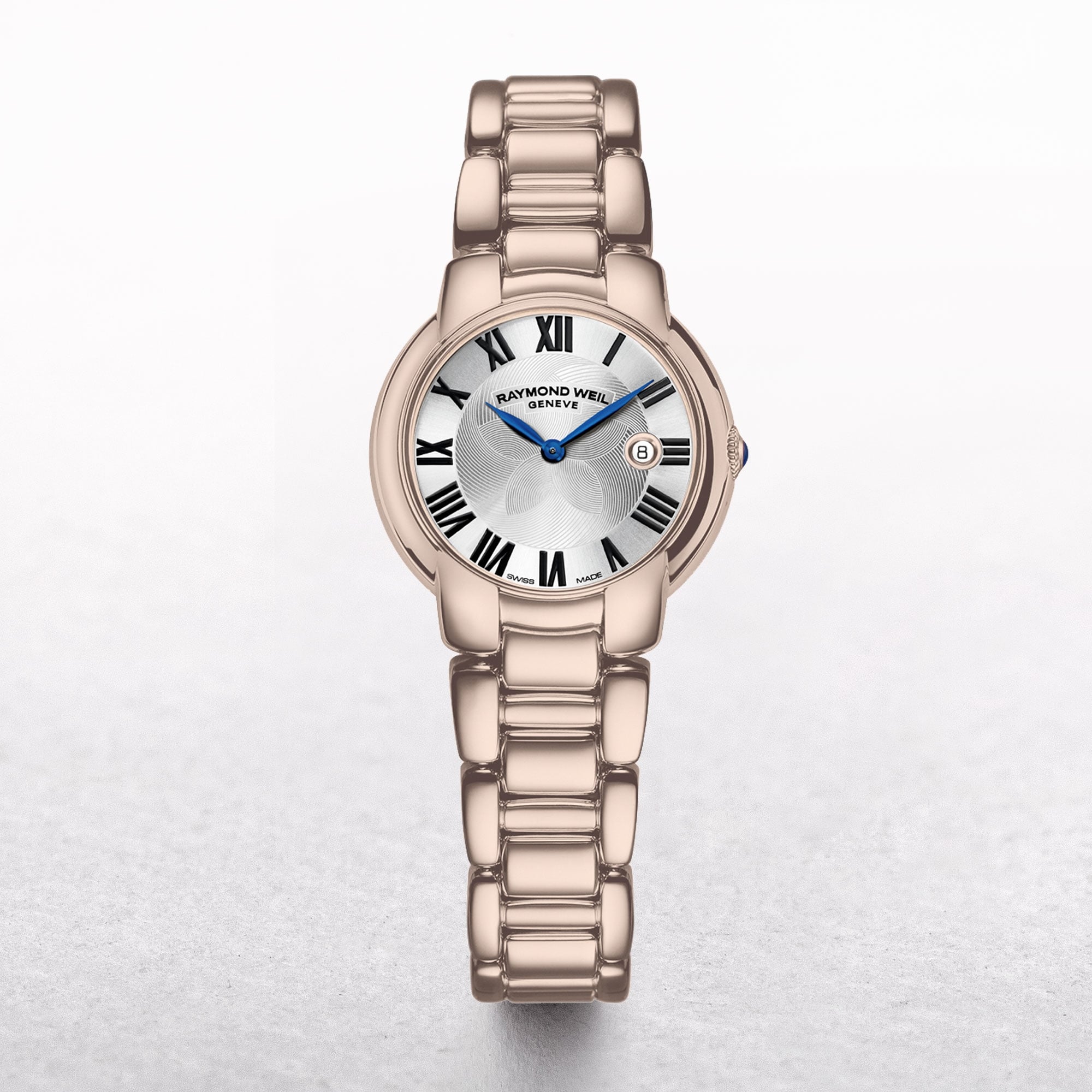 Ladies Raymond Weil Jasmine Rose Gold Plated with Roman Numerals