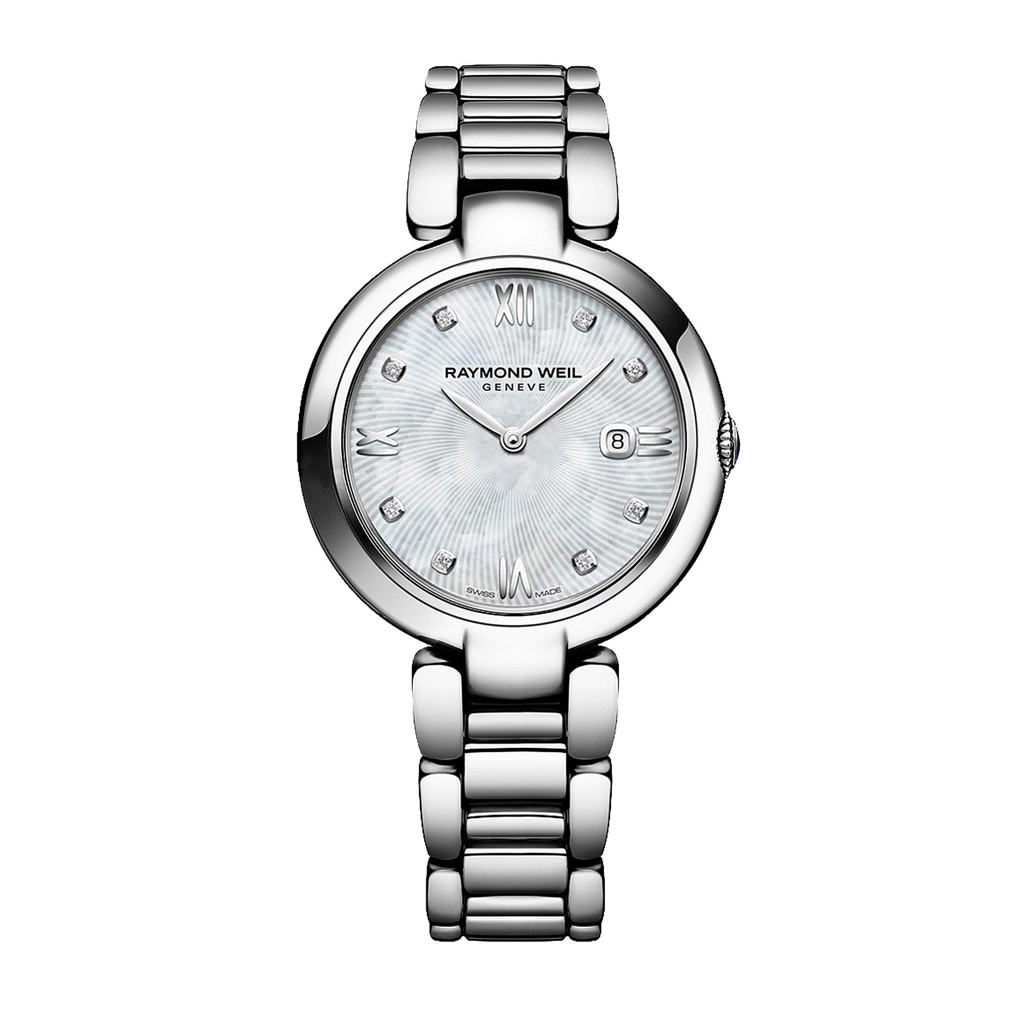 Ladies Raymond Weil Shine Quartz Stainless Steel Mother of Pearl Dial