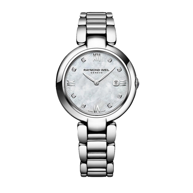 Ladies Raymond Weil Shine Quartz Stainless Steel Mother of Pearl Dial