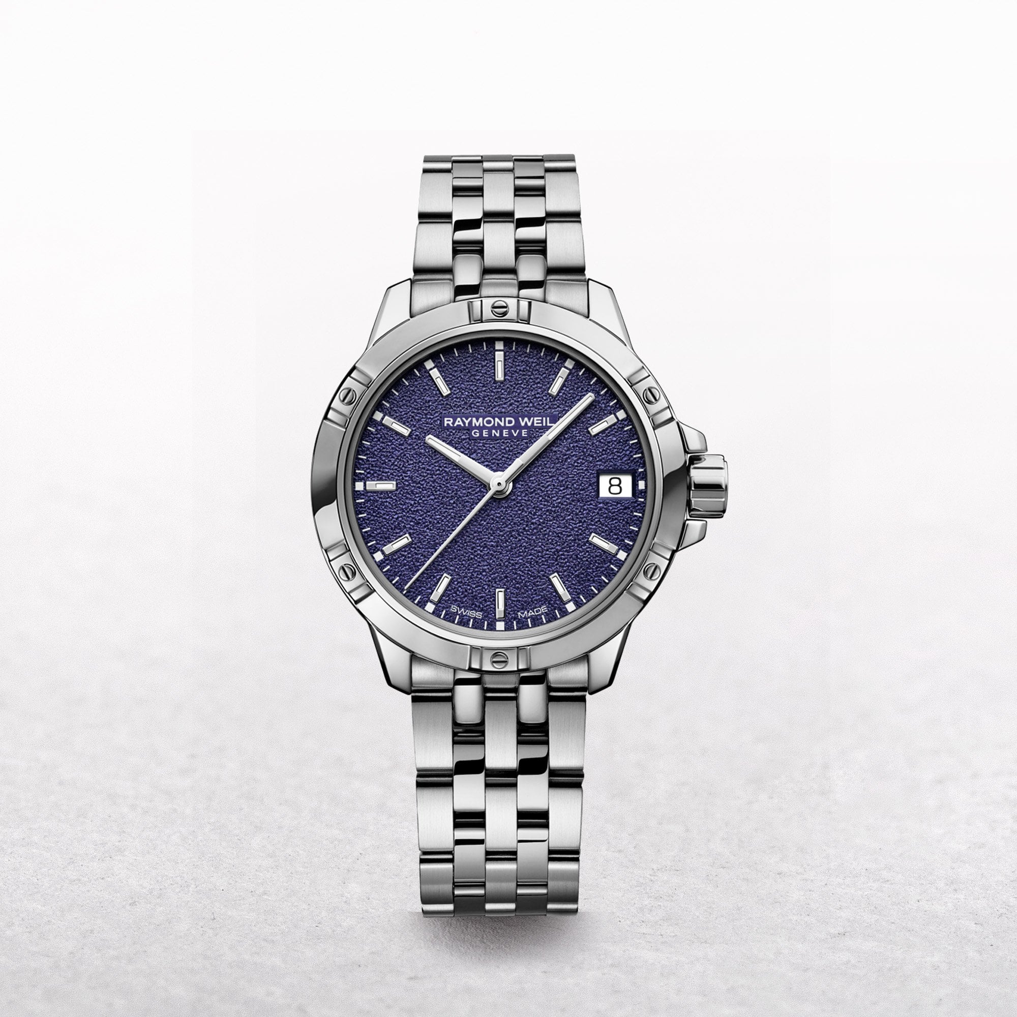 Ladies Raymond Weil Tango Blue Frosted Dial Watch