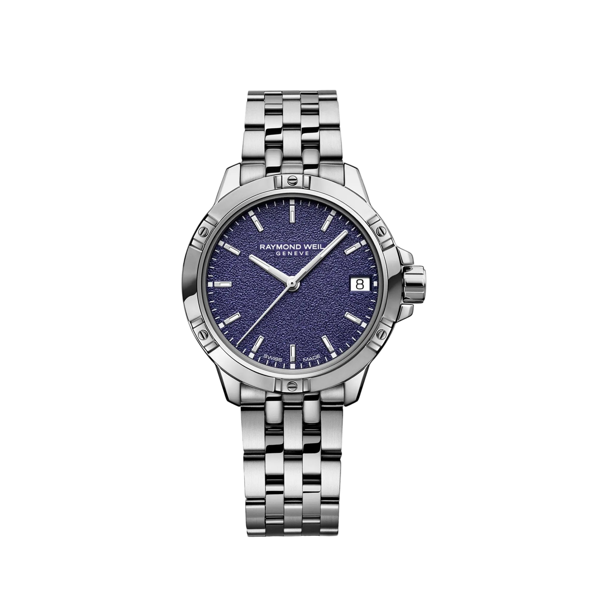 Ladies Raymond Weil Tango Blue Frosted Dial Watch