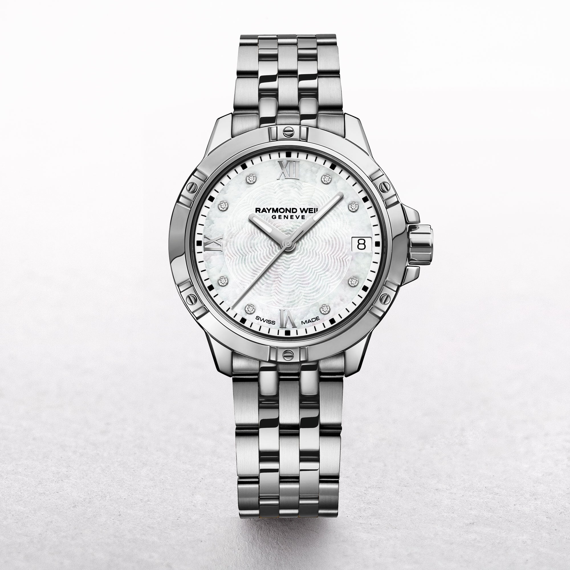 Ladies Raymond Weil Tango Stainless Steel Diamond Hour Markers