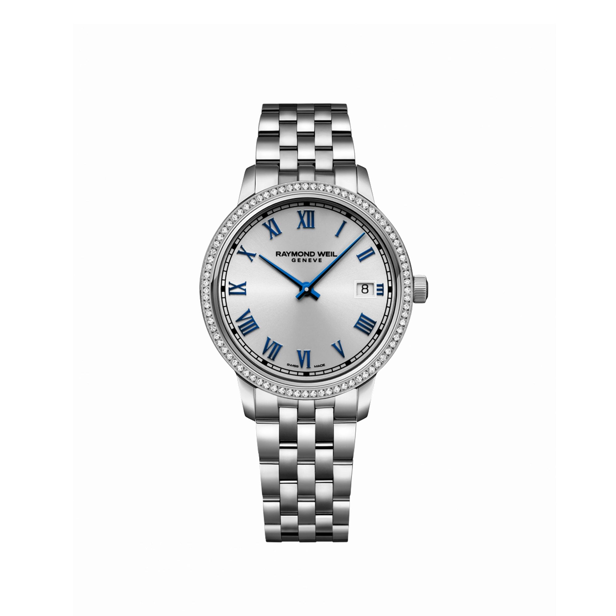 Ladies Raymond Weil TOCCATA 34mm Diamond Bezel Quartz Watch