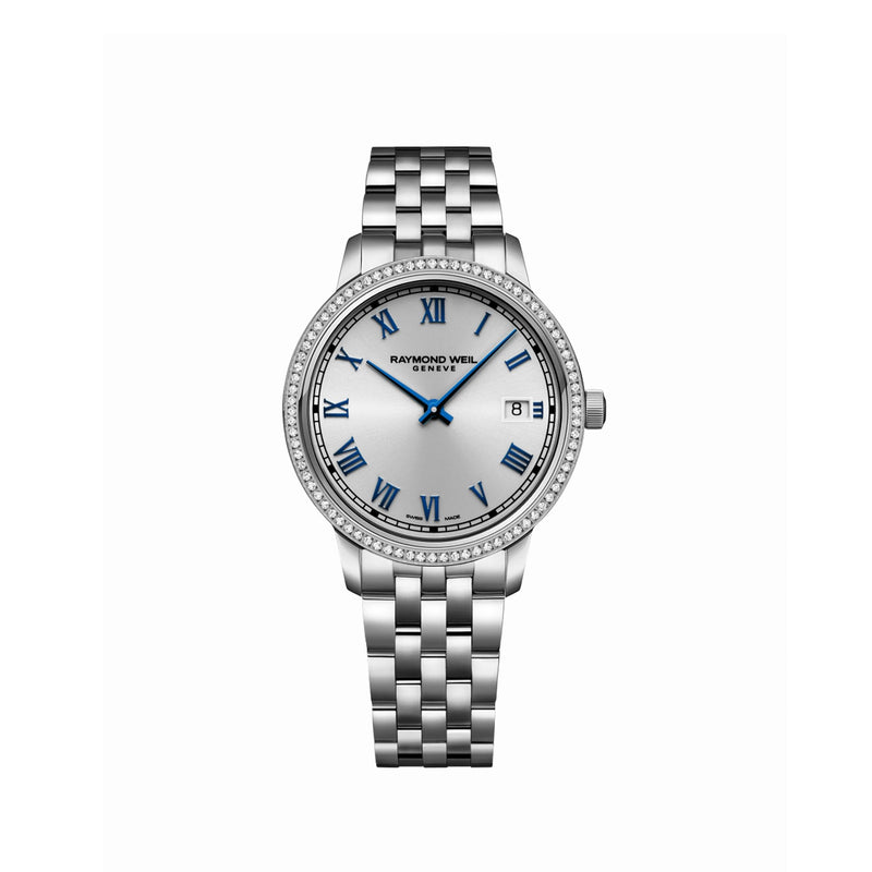 Ladies Raymond Weil TOCCATA 34mm Diamond Bezel Quartz Watch