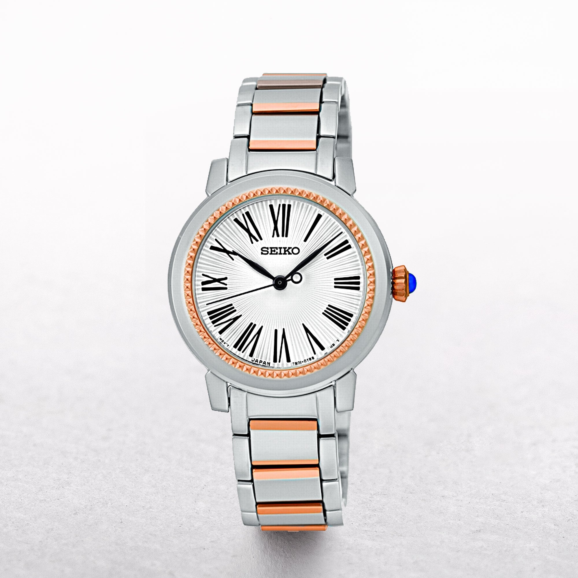 Ladies Seiko Two Tone Beaded Bezel