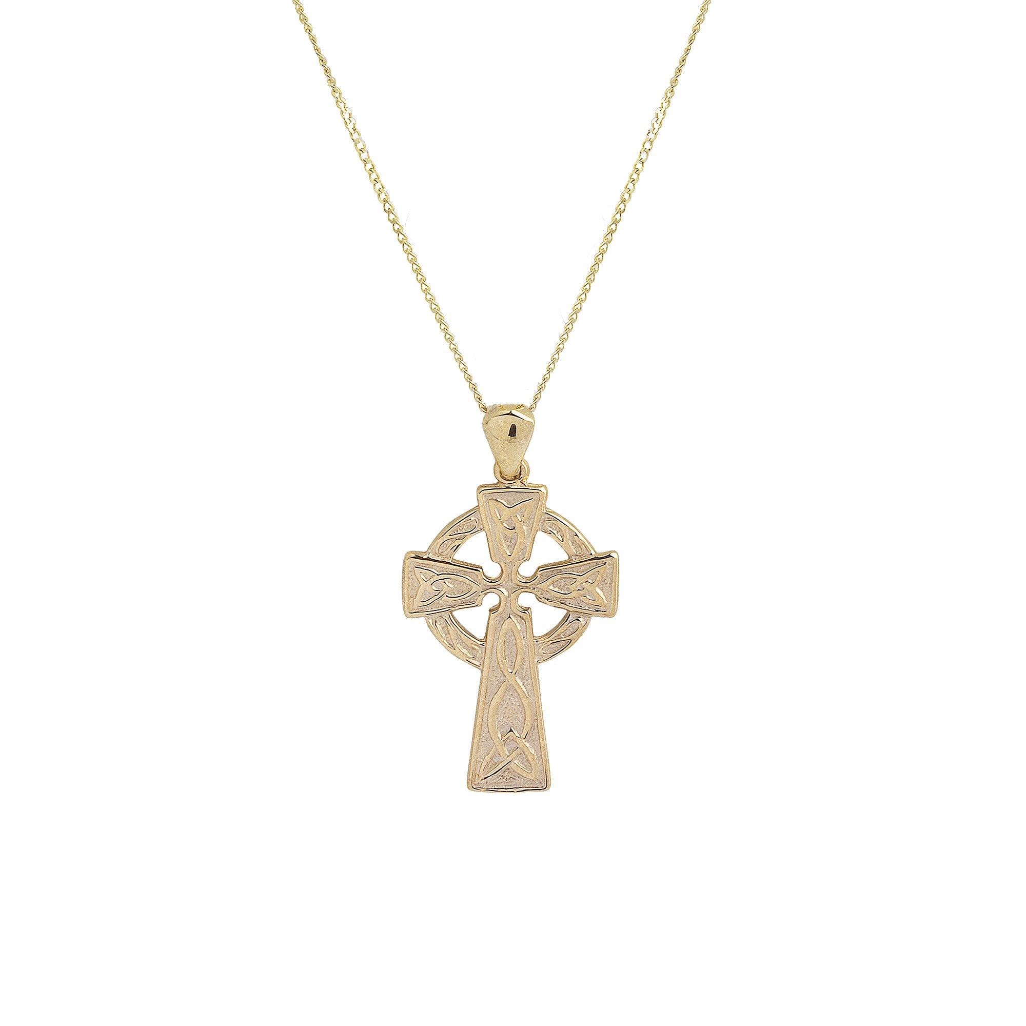 Large Celtic Cross in 10ct Yellow Gold