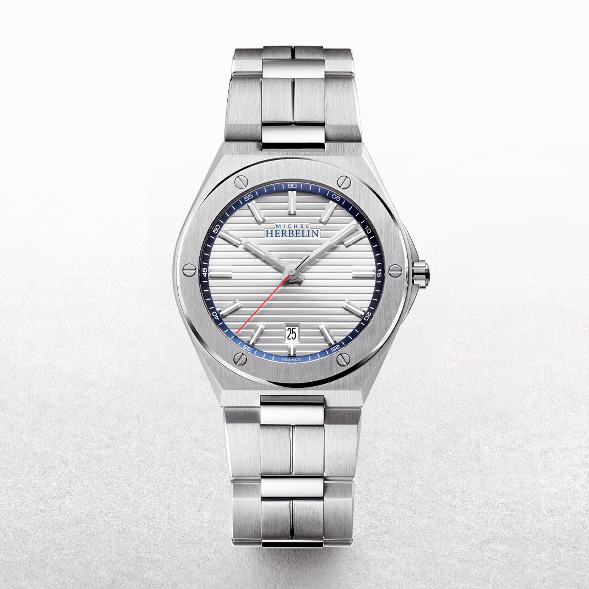 Michel Herbelin Cap Camarat Gents Watch on Stainless Steel Bracelet