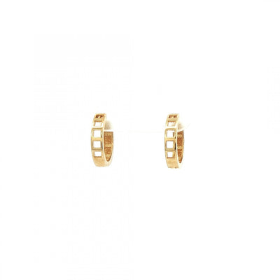 Mini Spike Hoops in 9ct Yellow Gold
