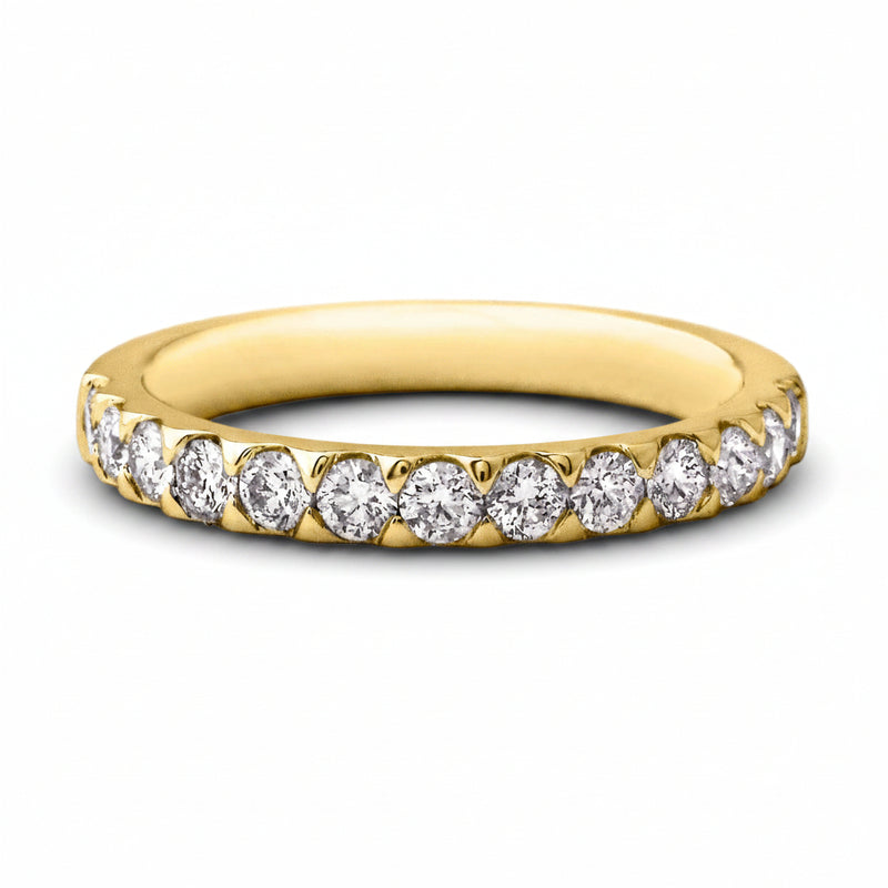 Natural Diamond 0.60ct Ladies 2.7mm Wedding Ring