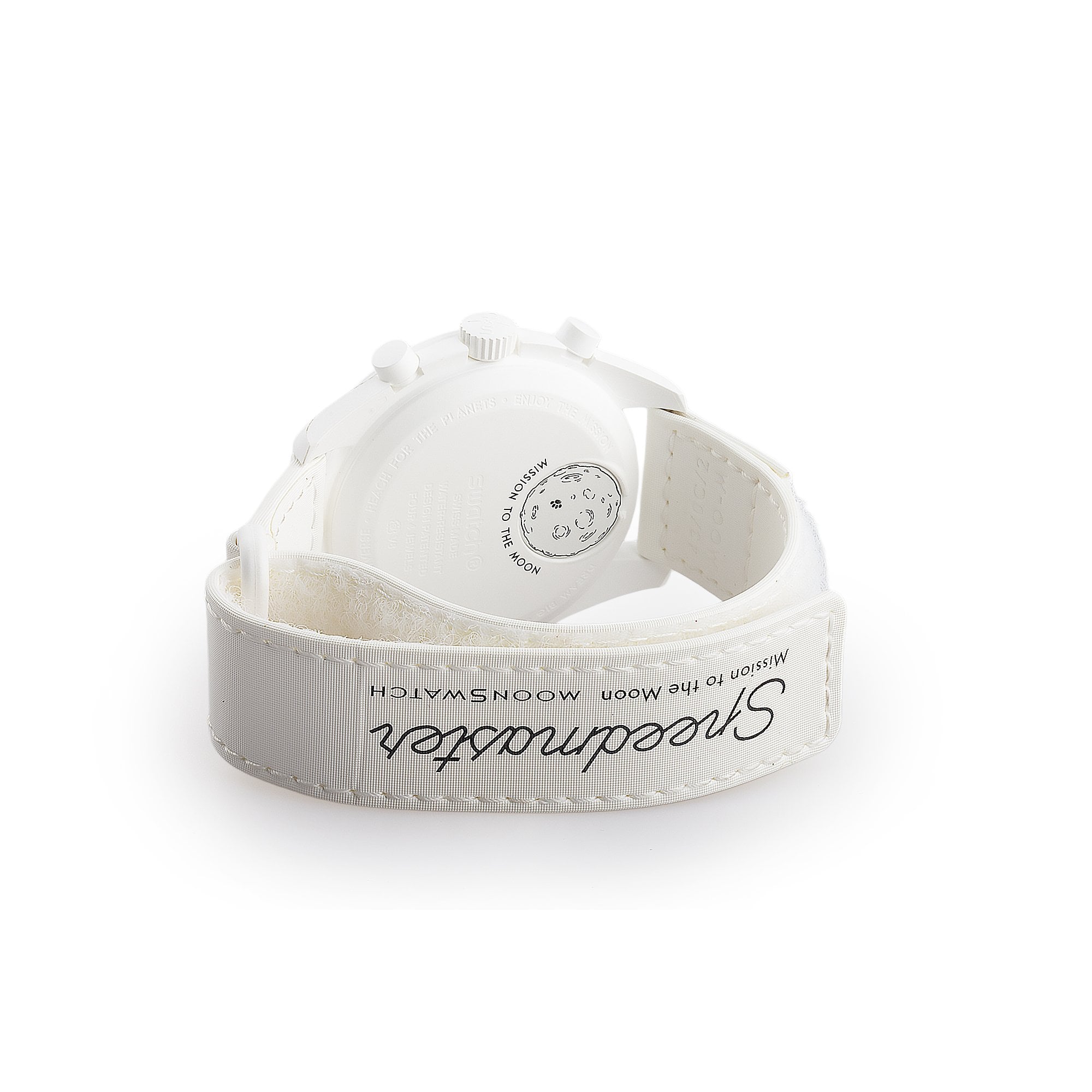 Omega X Swatch Mission To Moon Phase- Full Moon White Snoopy