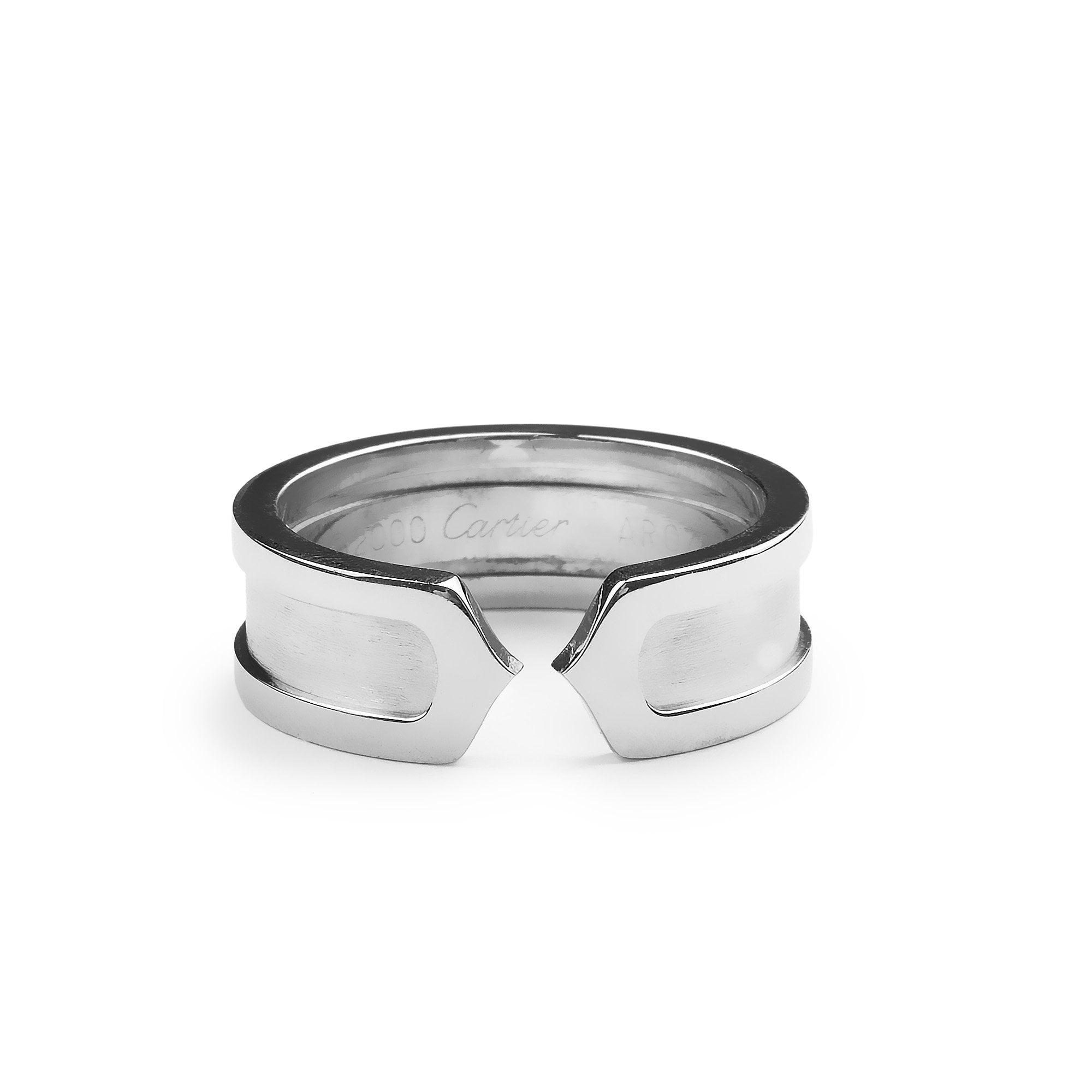 Open Cartier Ring Weighing 7.9 Grams in 18ct White Gold