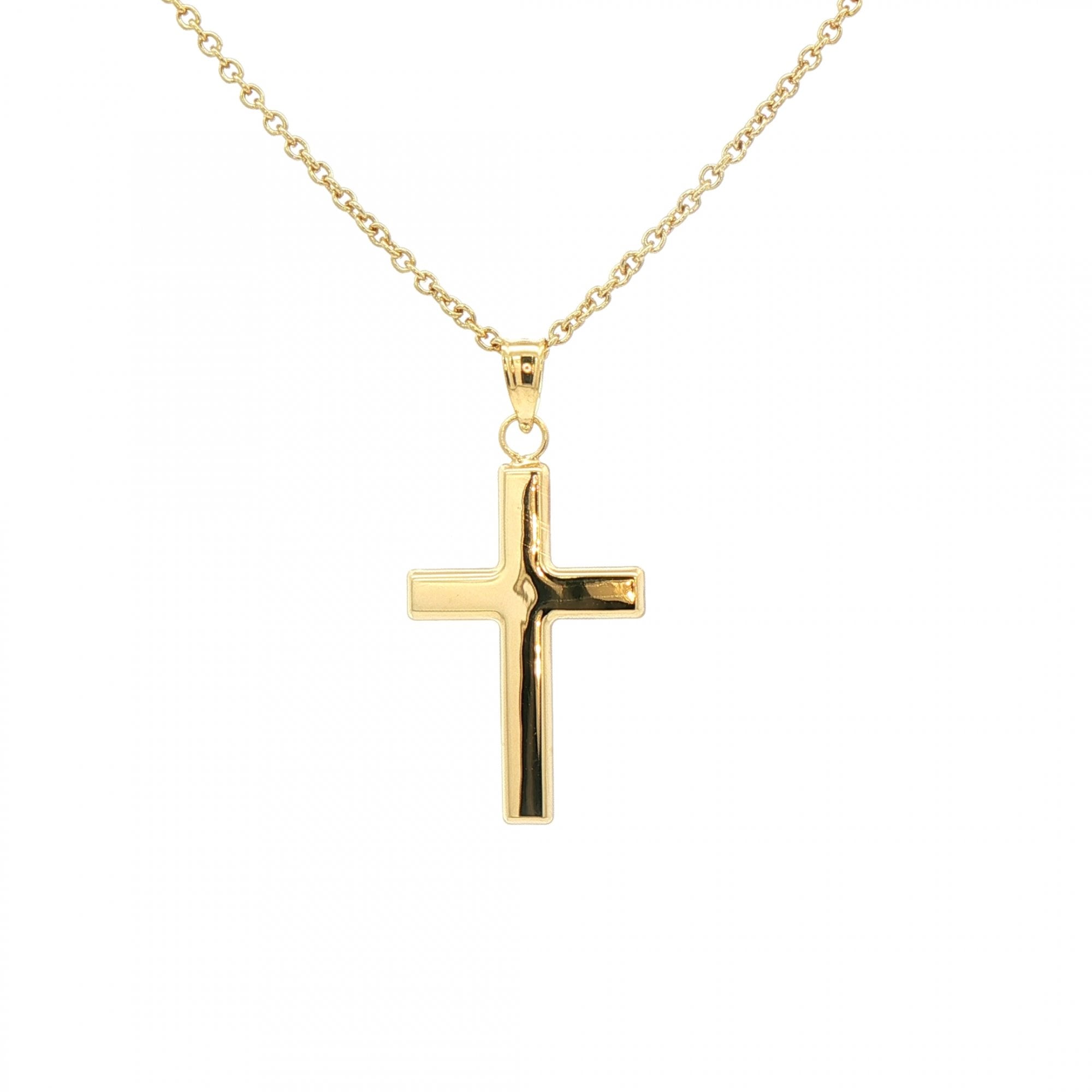 Plain Cross in 9ct Gold