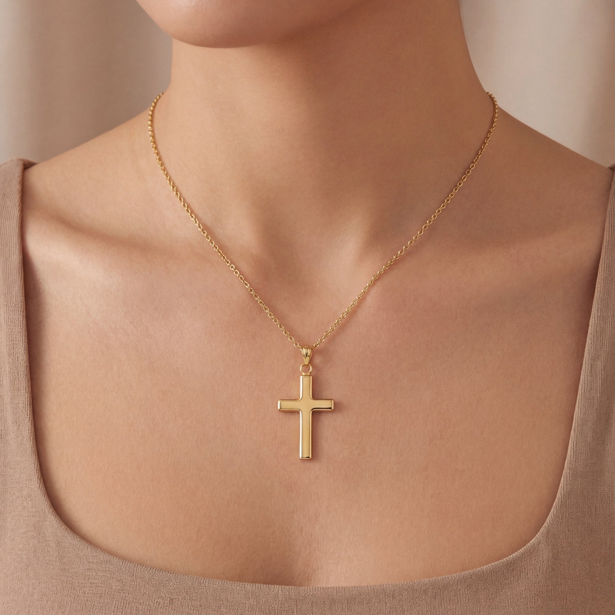 Plain Cross in 9ct Gold