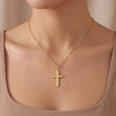 Plain Cross in 9ct Gold