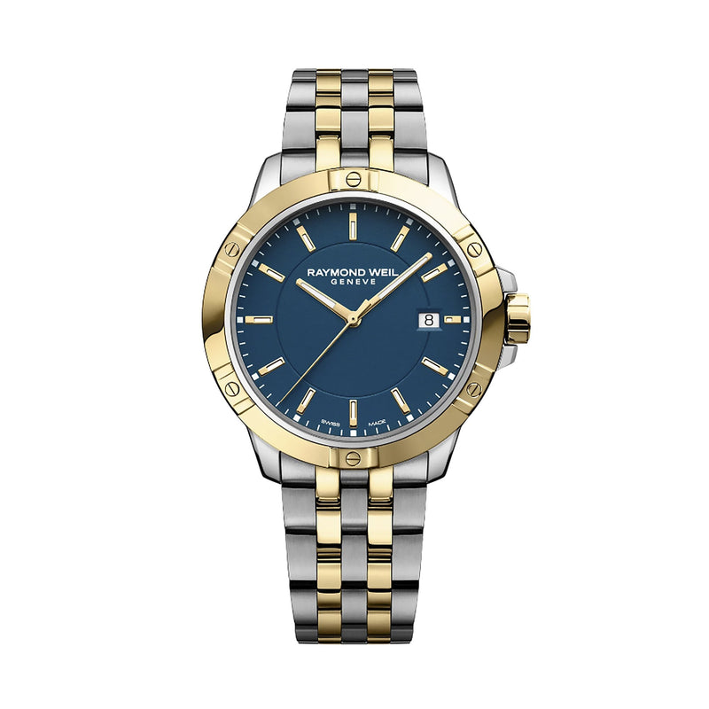 Raymond Weil Gents Tango Two-Toned Blue Dial Watch